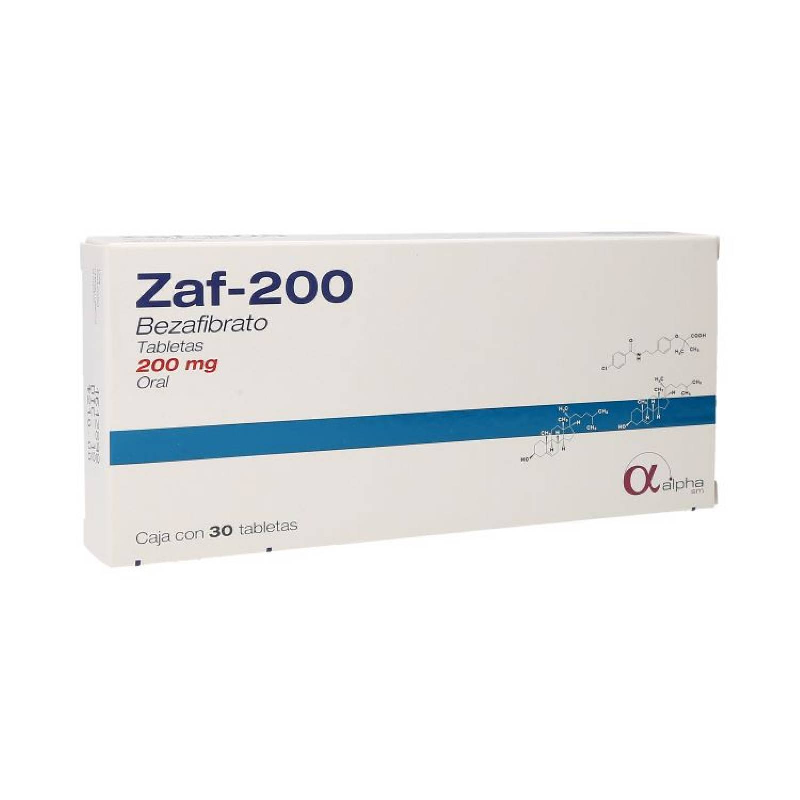 ZAF-200 200MG CAJA CON 30 TABLETAS