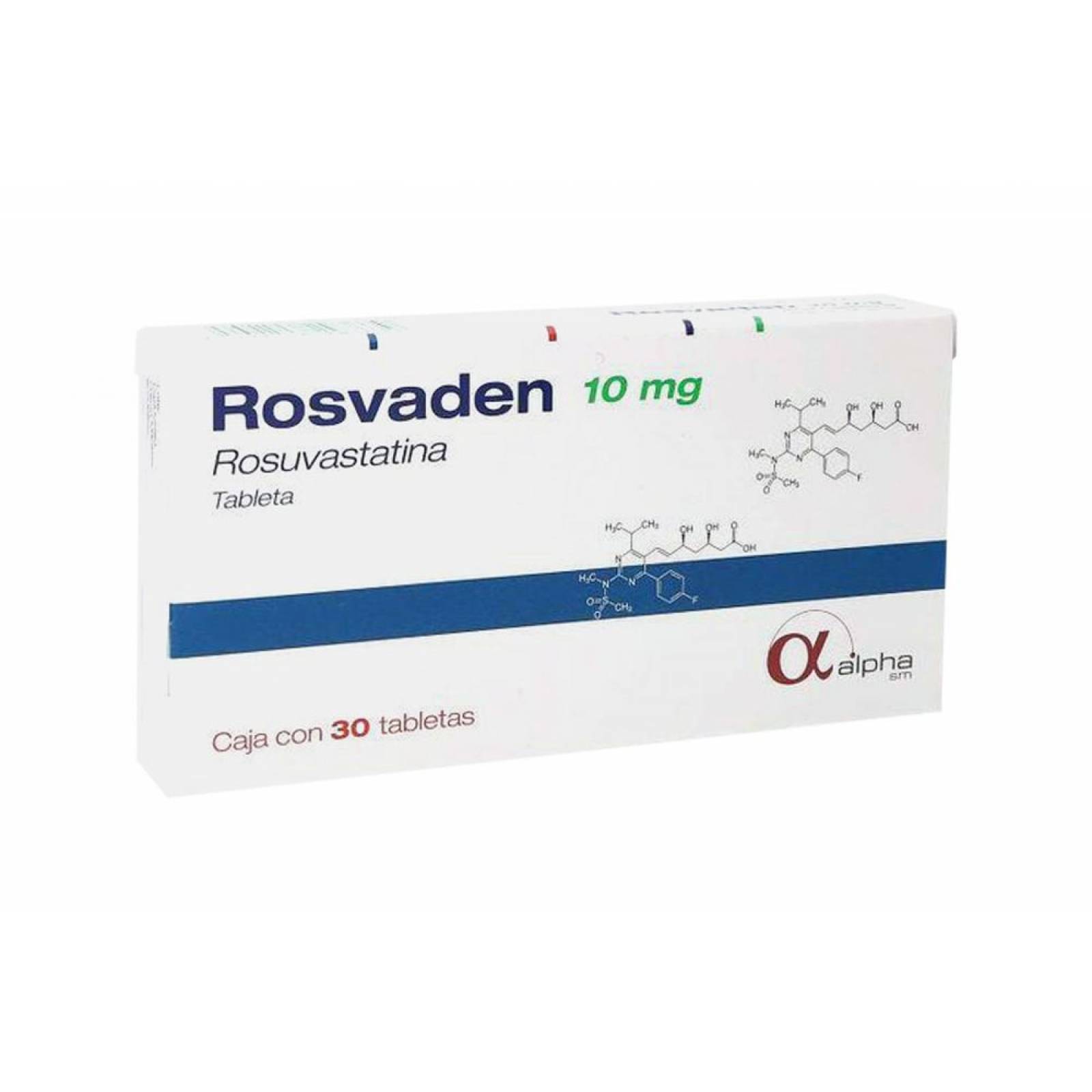 ROSVADEN 10MG CAJA CON 30 TABLETAS
