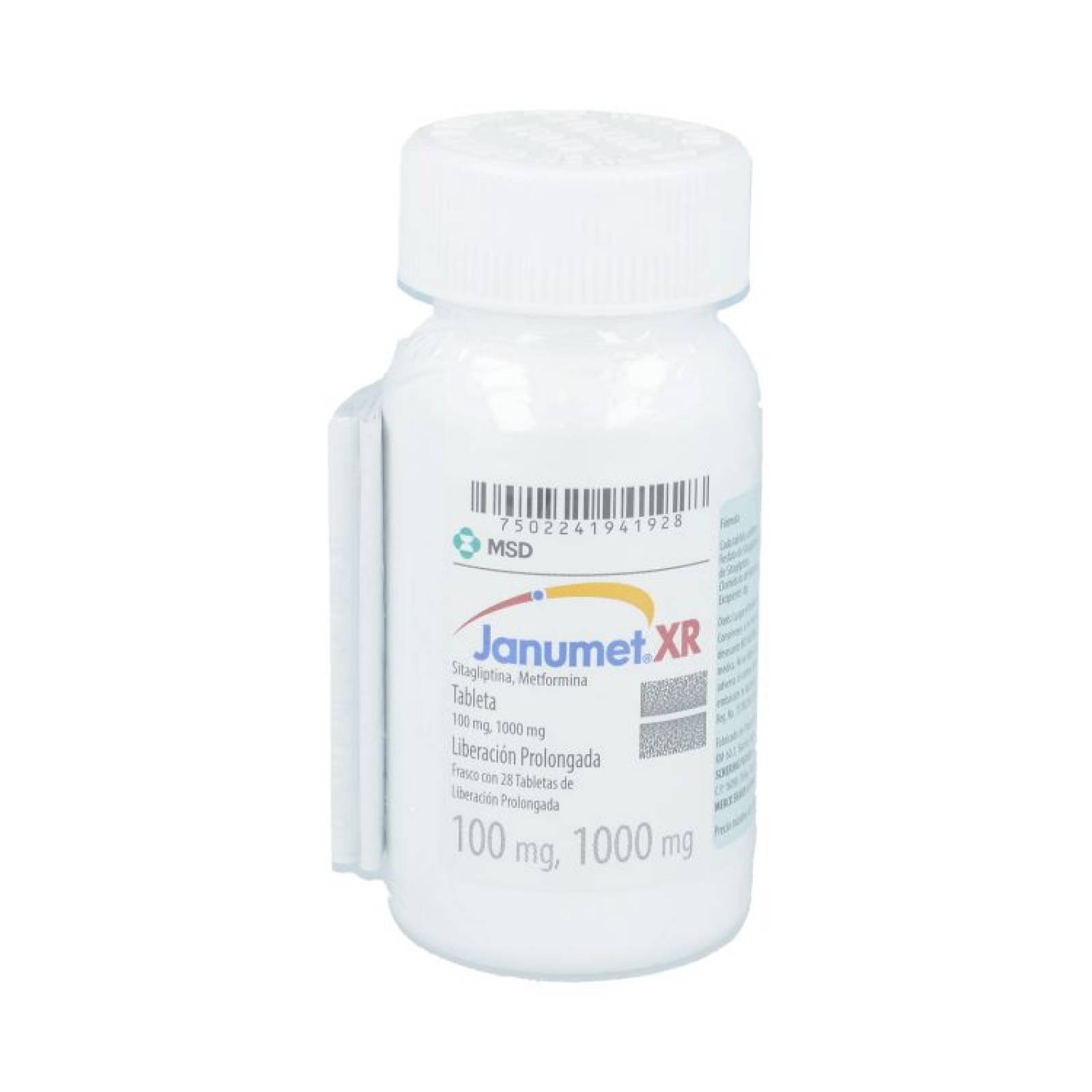 JANUMET XR 100/1000MG CAJA CON 28 TABLETAS