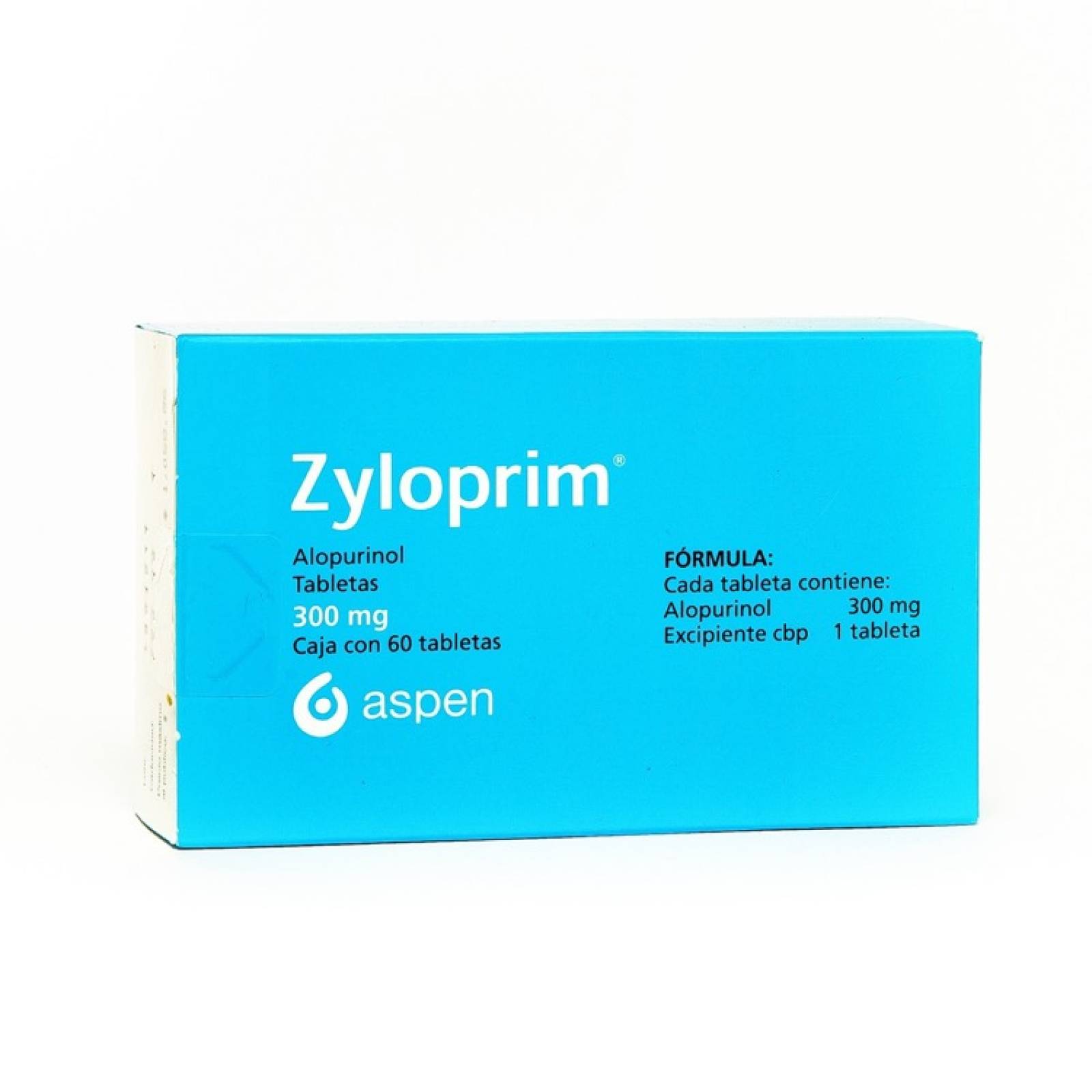 ZYLOPRIM 300MG CAJA CON 60 TABLETAS