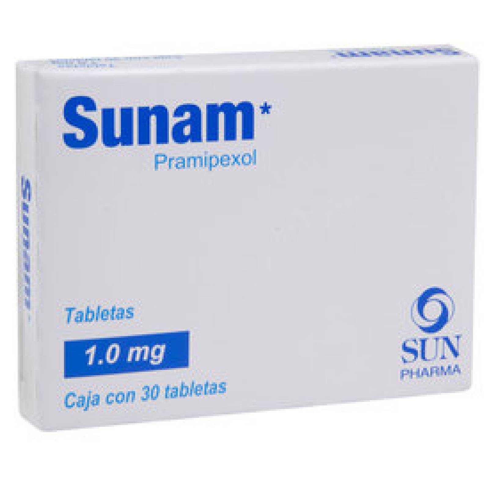 SUNAM 1MG CAJA CON 30 TABLETAS