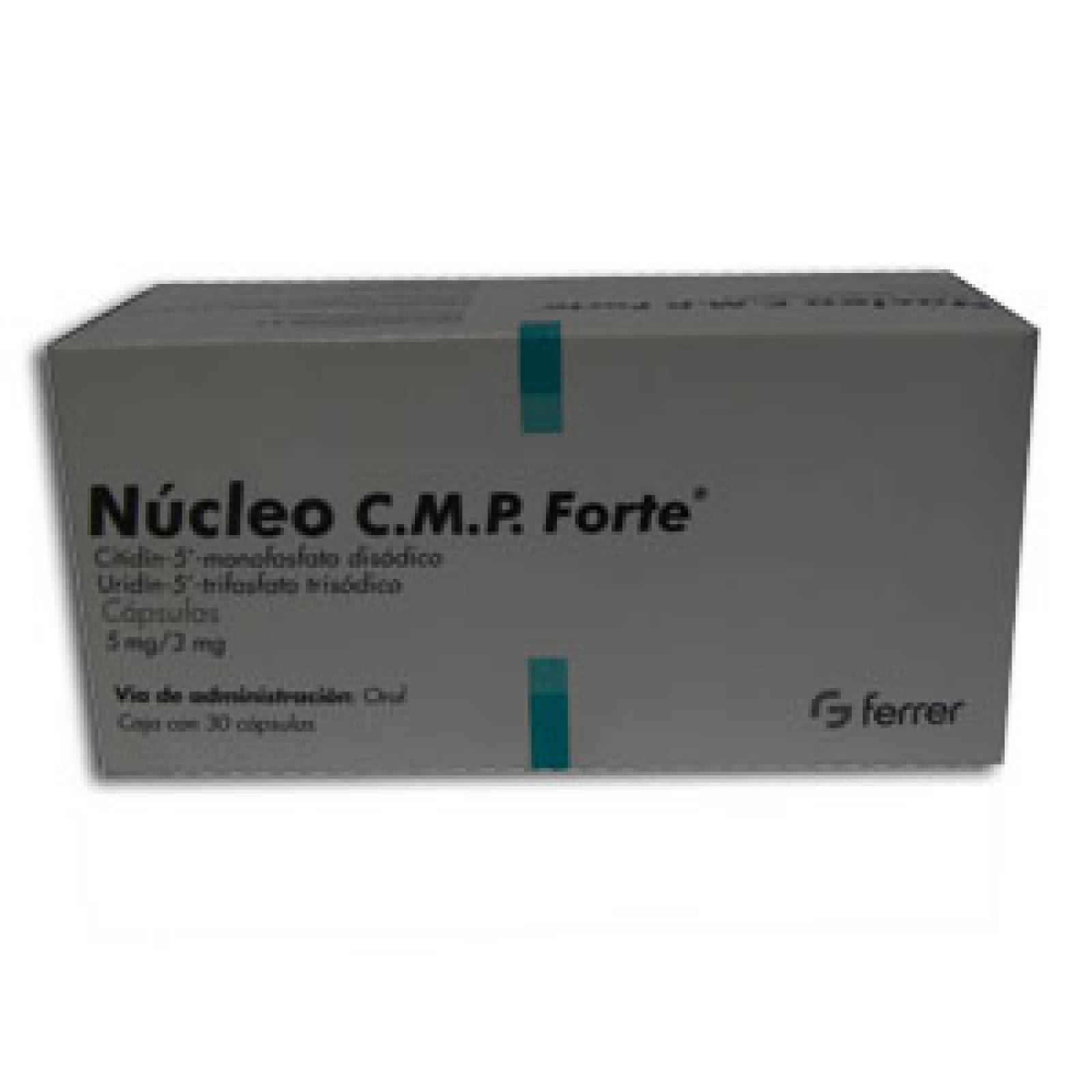 NÚCLEO CMP FORTE 5/3MG CAJA CON 30 CÁPSULAS