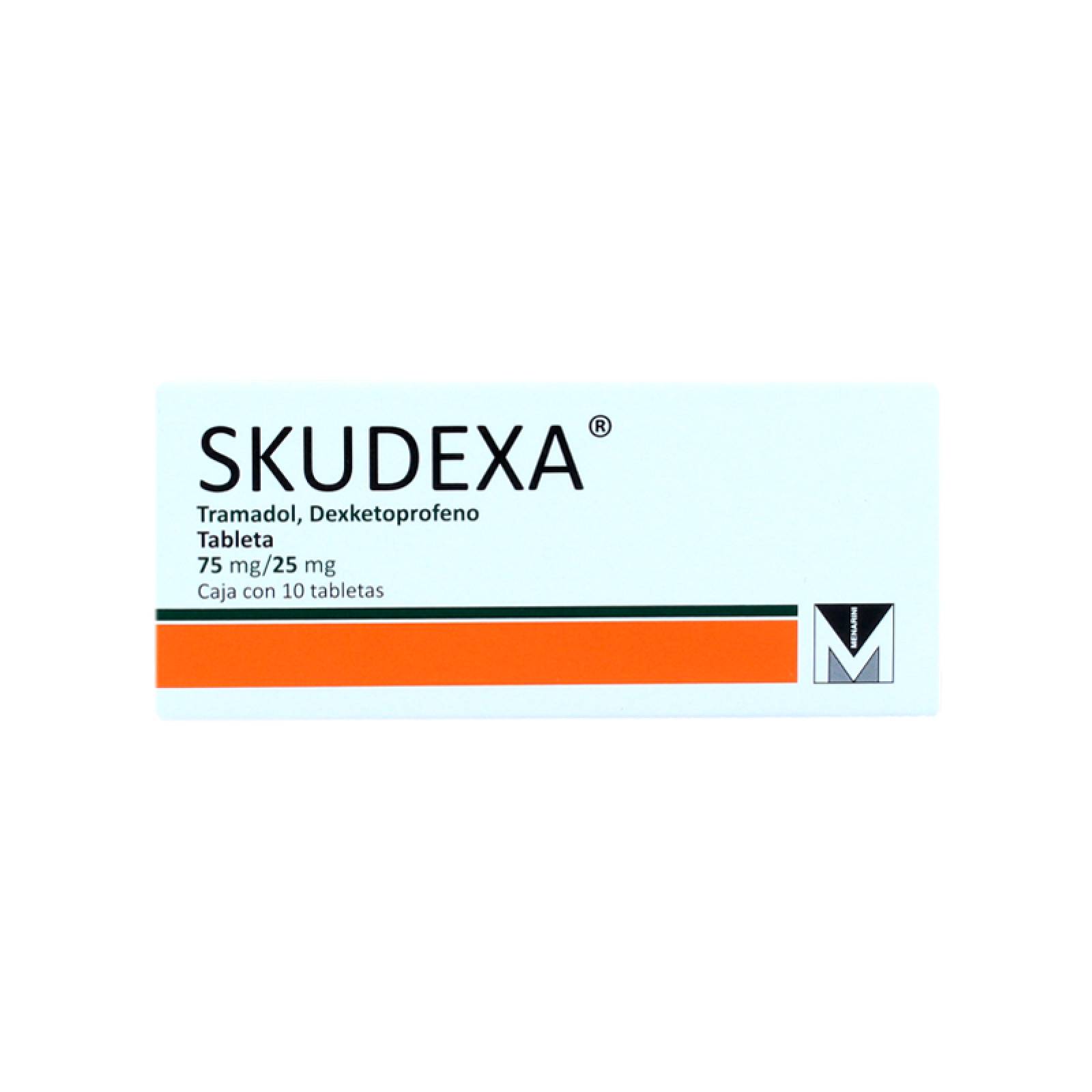 SKUDEXA 75/25MG CAJA CON 10 TABLETAS