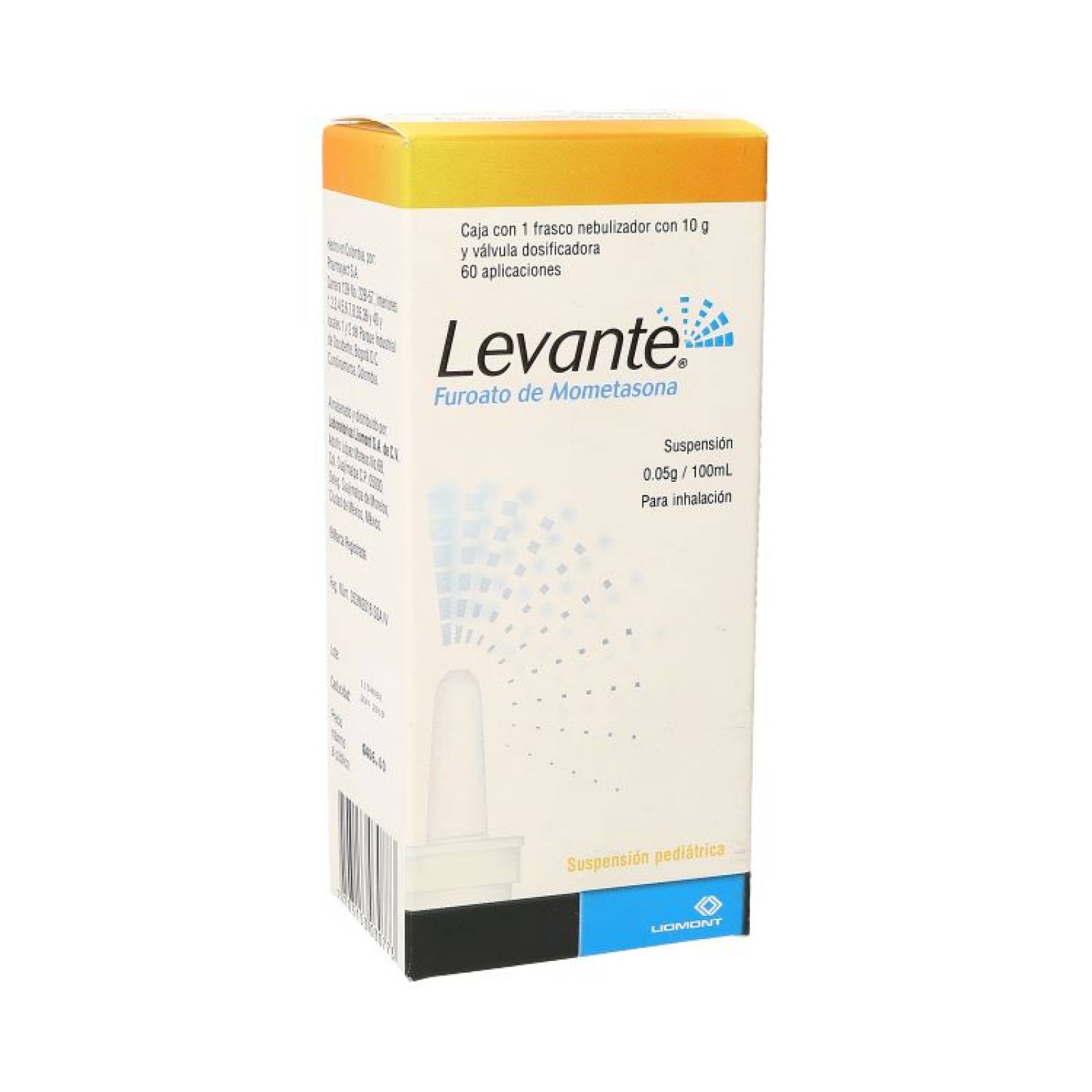 LEVANTE PEDIÁTRICO SUSPENSIÓN INH FRASCO NEB 10G