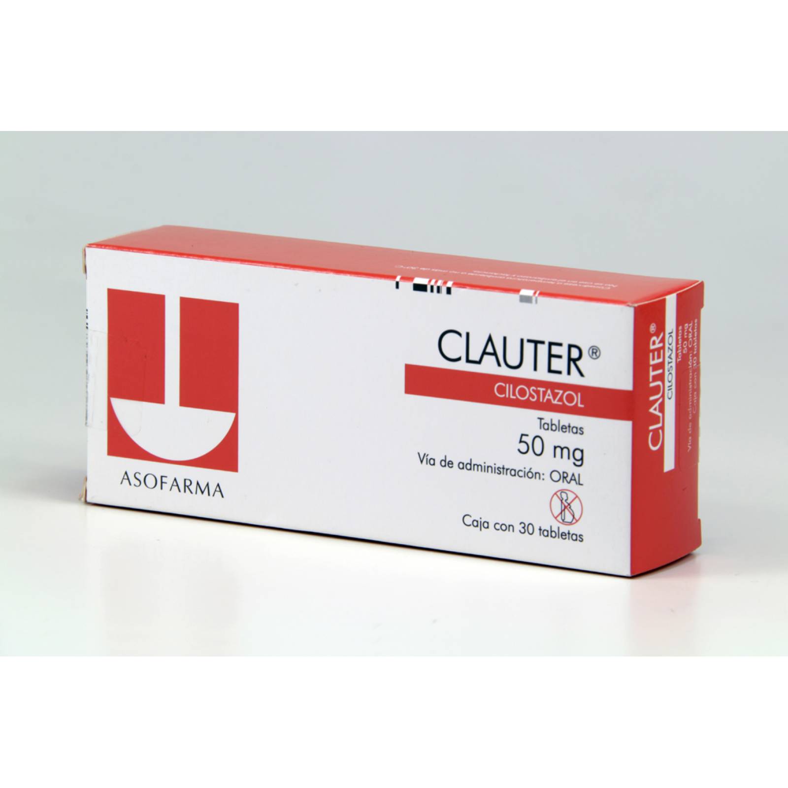CLAUTER 50MG CAJA CON 30 TABLETAS