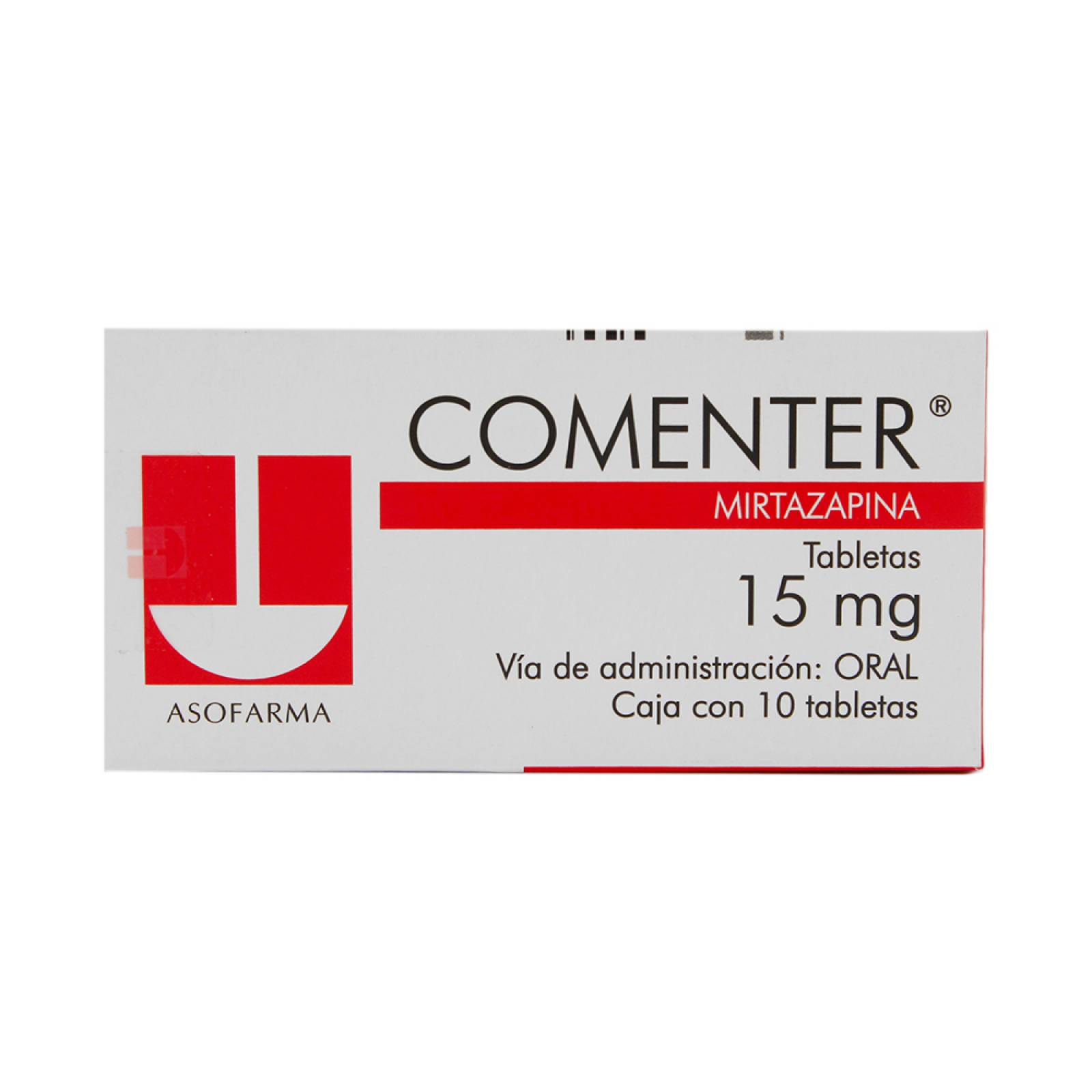 COMENTER 15MG CAJA CON 10 TABLETAS