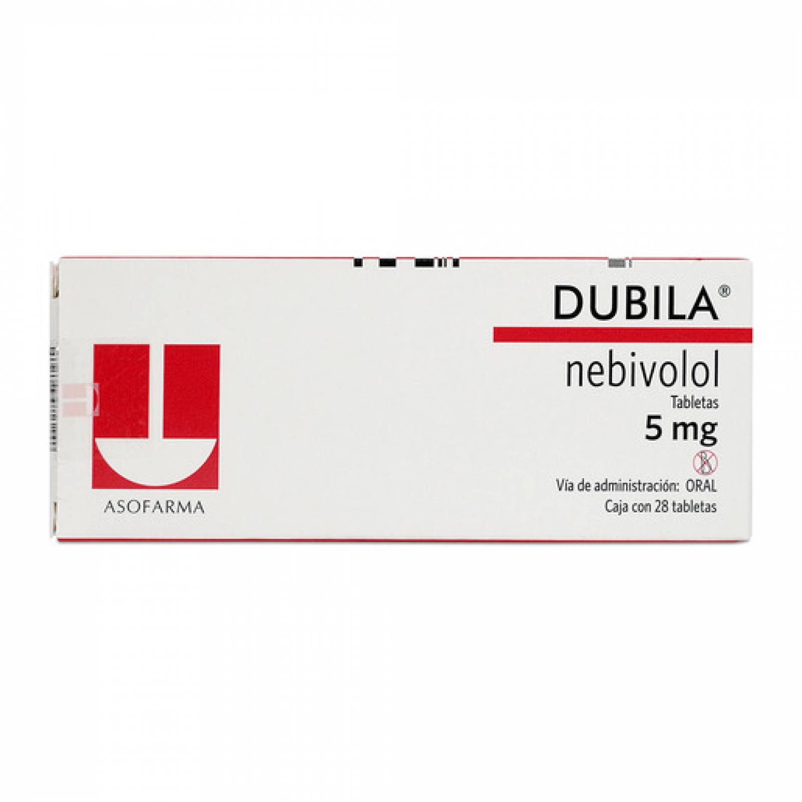 DUBILA 5MG CAJA CON 28 TABLETAS