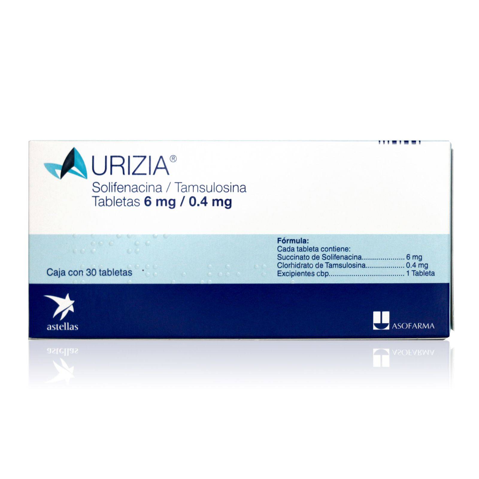 URIZIA 0.6/0.4MG CAJA CON 30 TABLETAS