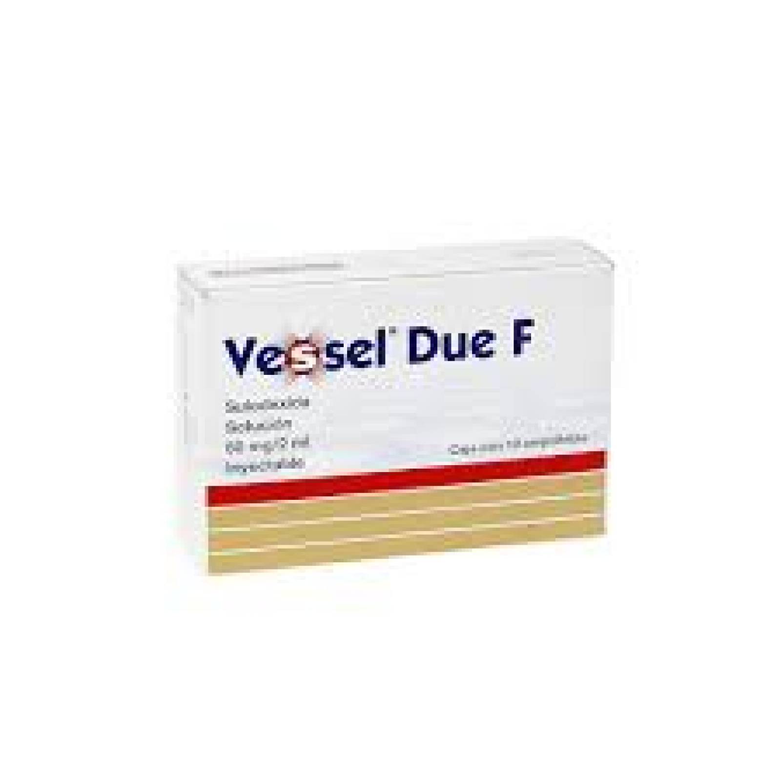 VESSEL DUE F 60MG SOLUCIÓN CAJA CON 10 AMPOLLETAS