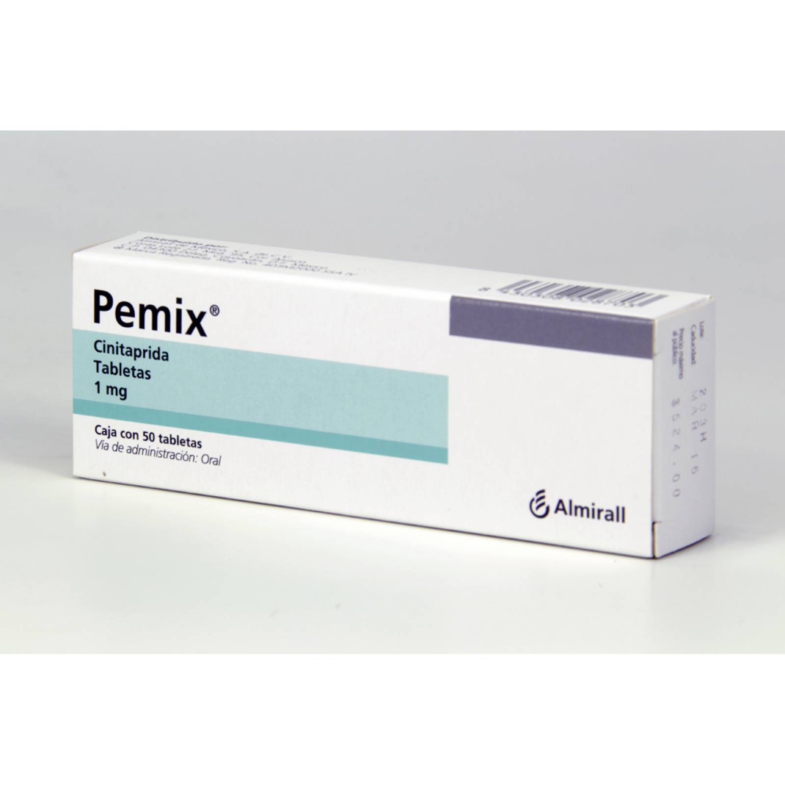 PEMIX 1MG CAJA CON 50 TABLETAS
