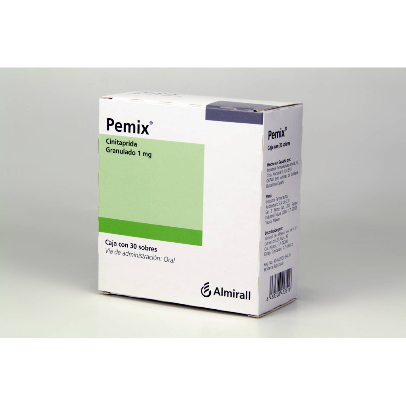 PEMIX GRANULADO 1MG CAJA CON 30 SOBRES