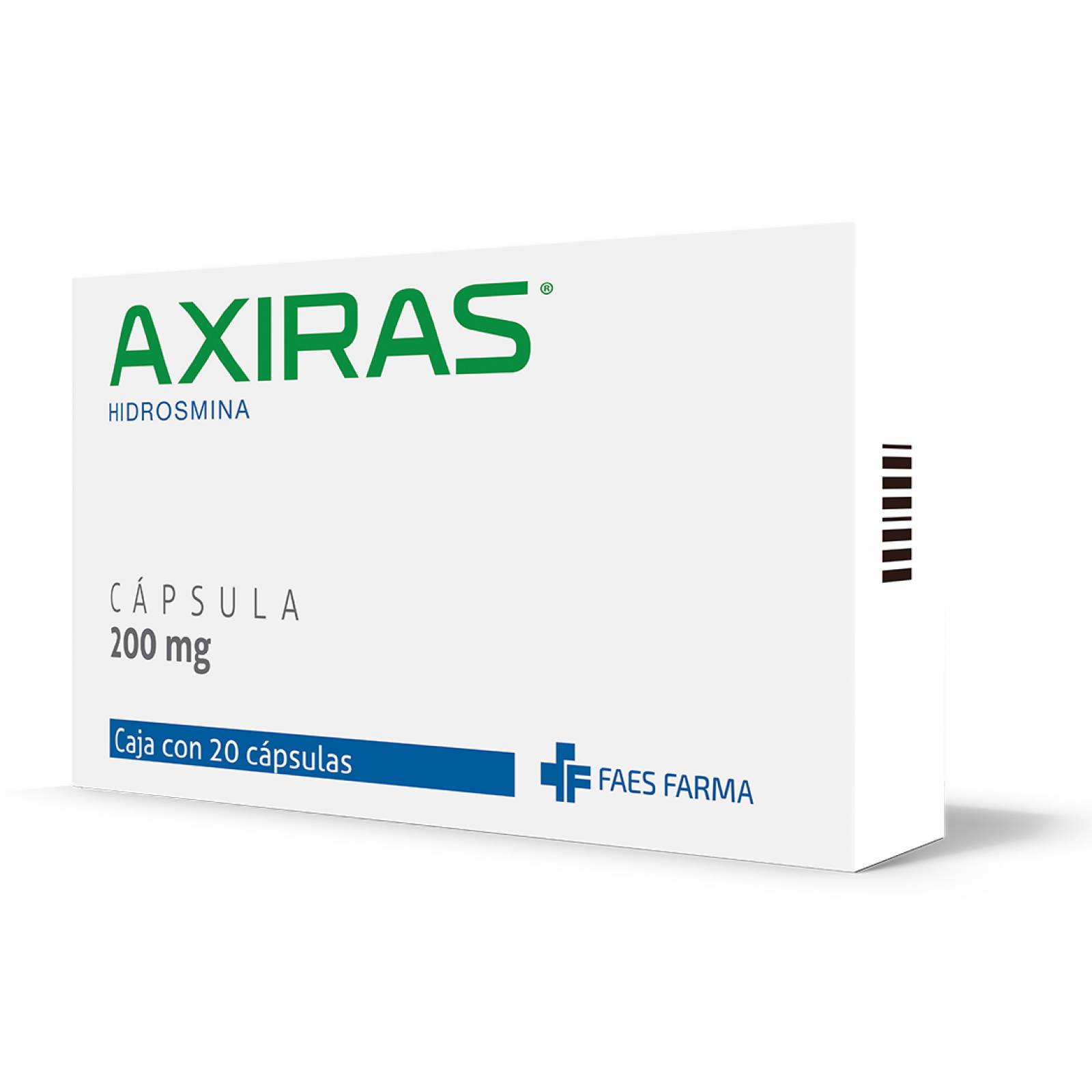 AXIRAS 200MG CAJA CON 20 CÁPSULAS