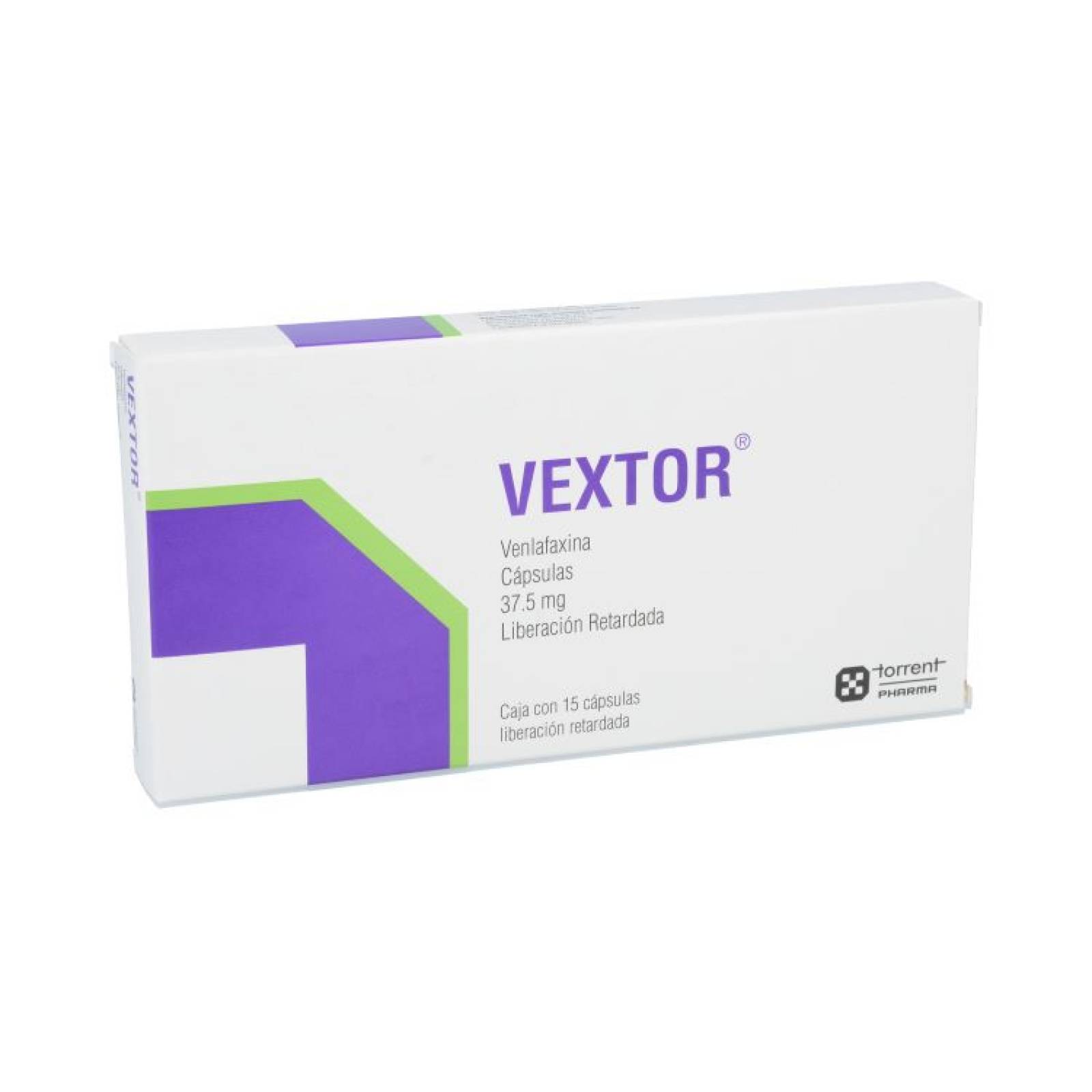 VEXTOR 37.5MG CAJA CON 15 CÁPSULAS