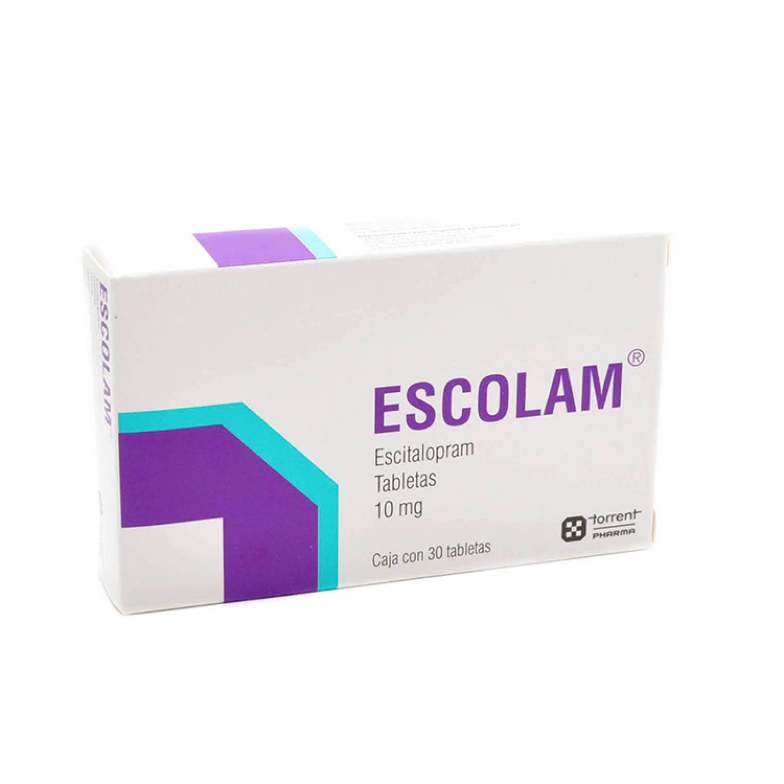 ESCOLAM 10MG CAJA CON 30 TABLETAS