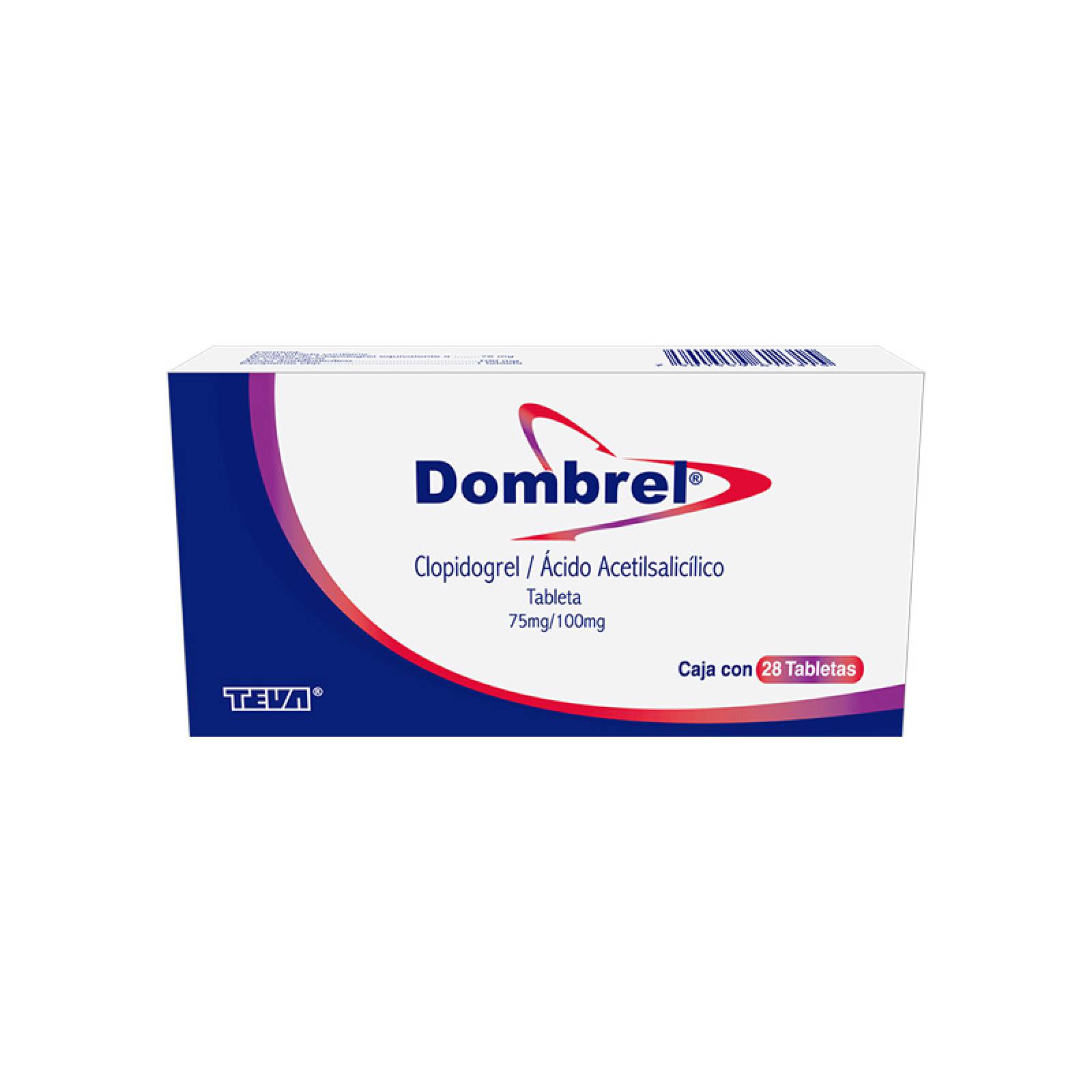 DOMBREL 75/100MG CAJA CON 28 TABLETAS