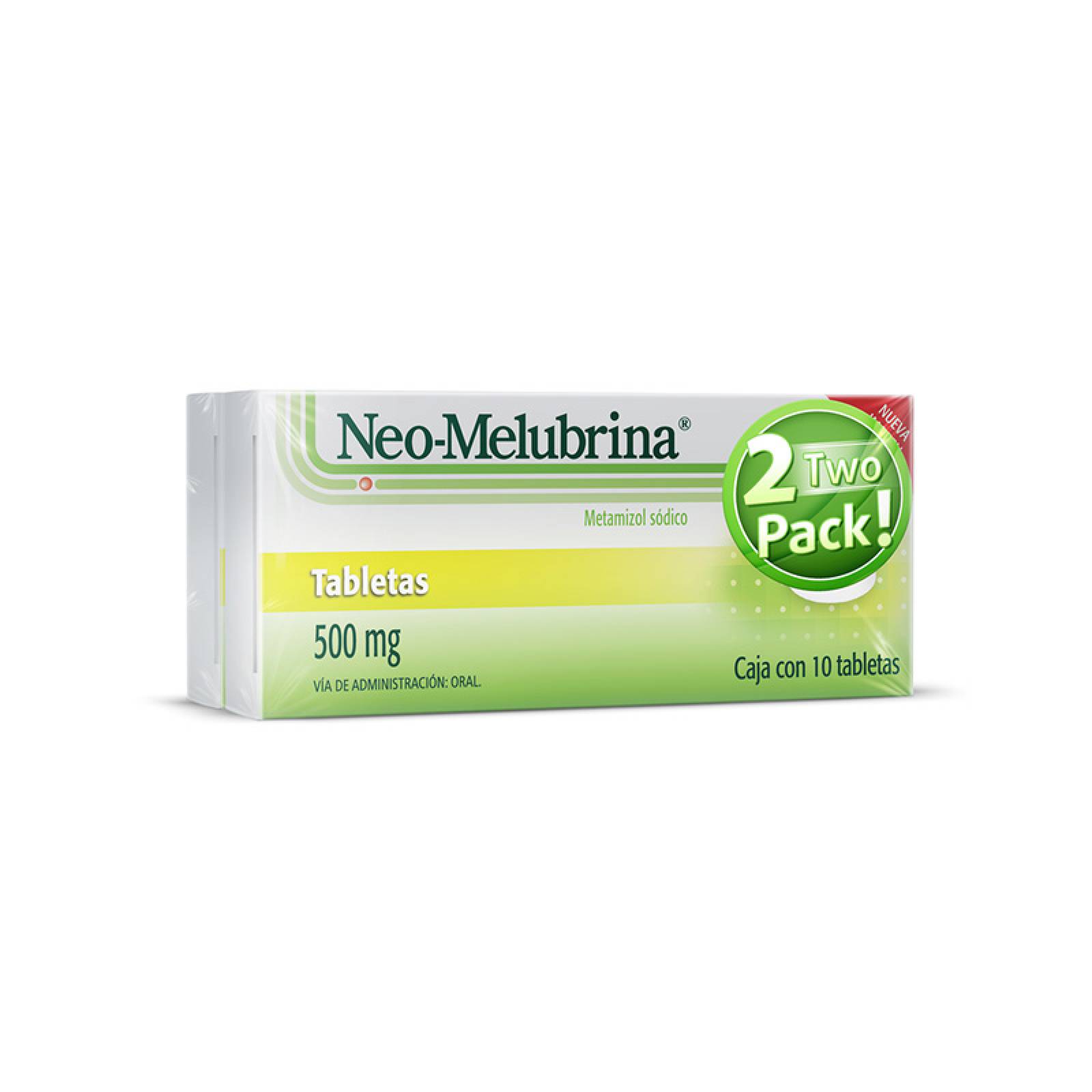 NEOMELUBRINA DPK 500MG CAJA CON 20 TABLETAS