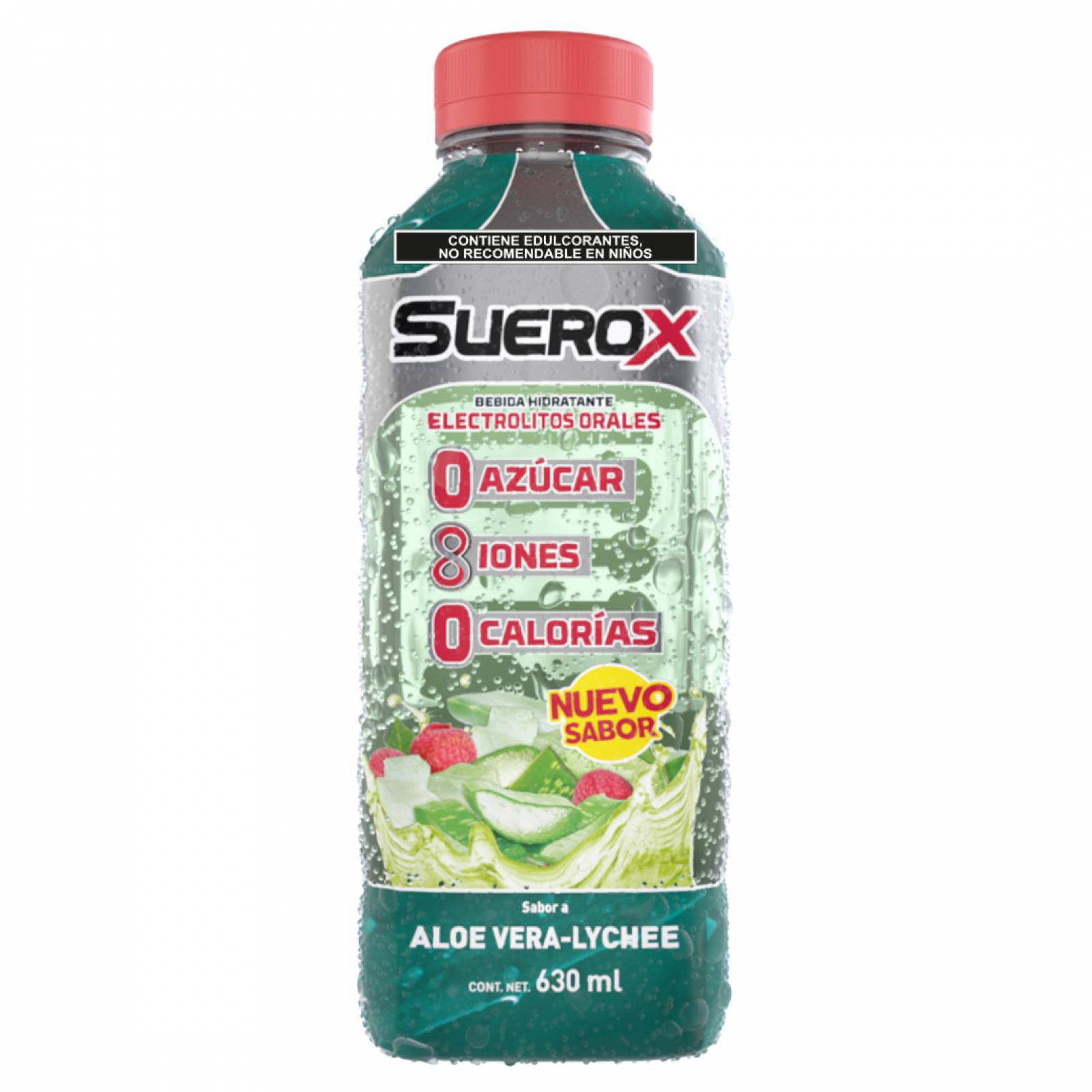Suerox Aloe-Vera Adulto 630 Ml Botella Vitamina C 38.0 Mg