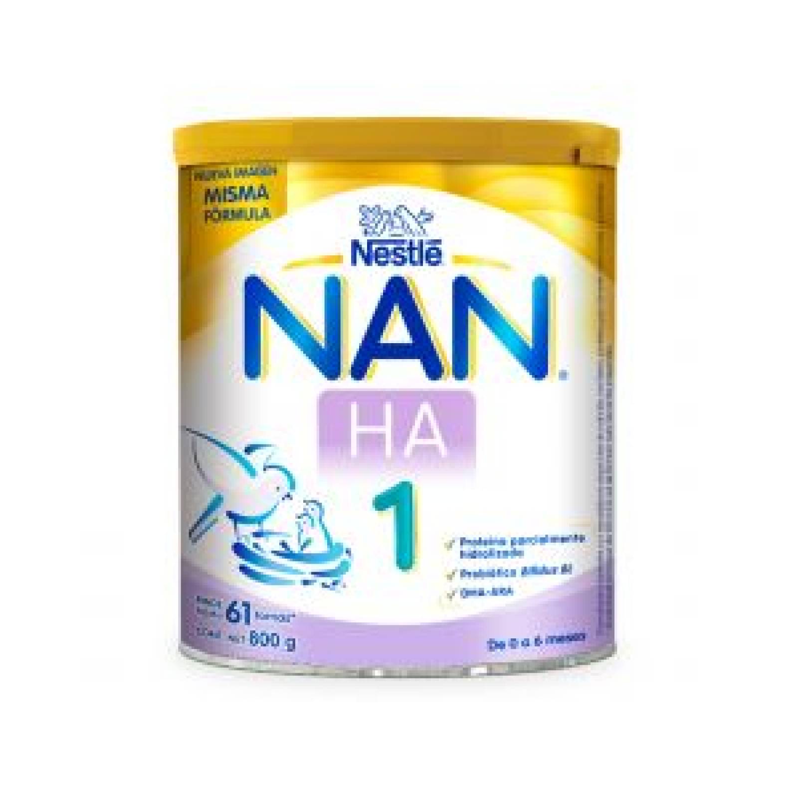 NAN-HA 1 FORMULA LACTEA PVO 800G