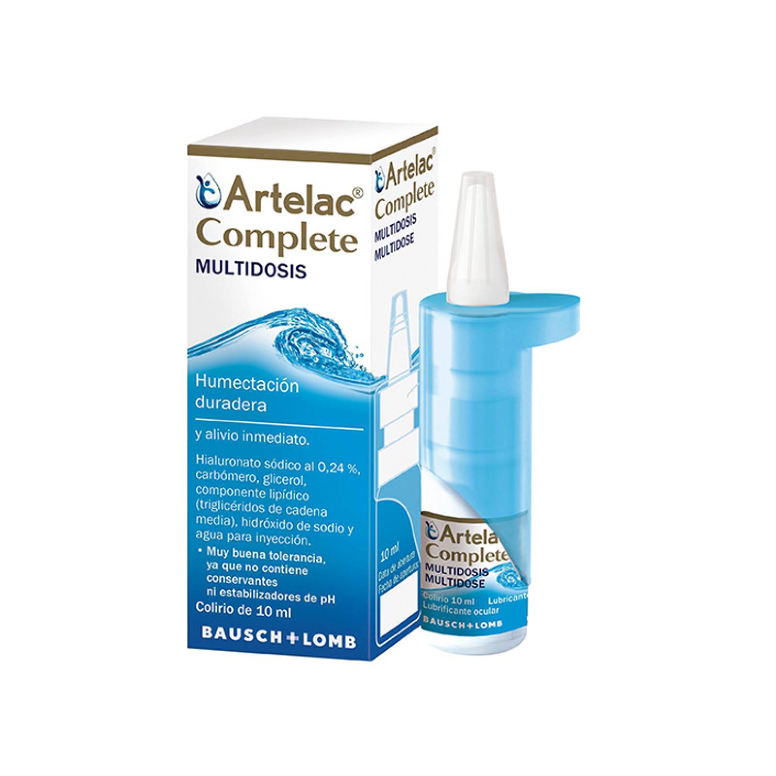 ARTELAC SOLUCIÓN 10 ML GOTERO HIALURONATO DE SODIO 2.4 MG