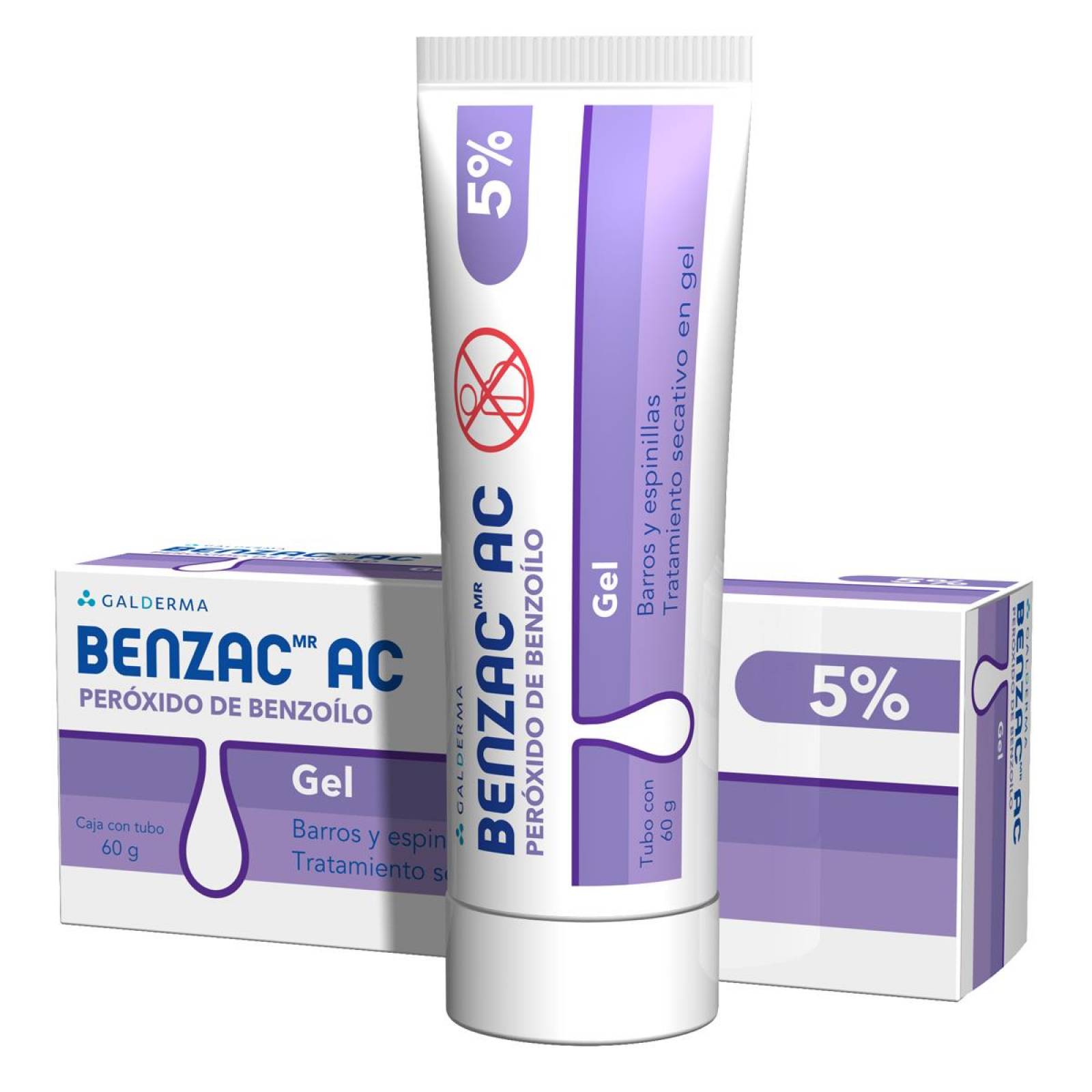 Benzac Ac Gel 5% Tubo 60 Gr