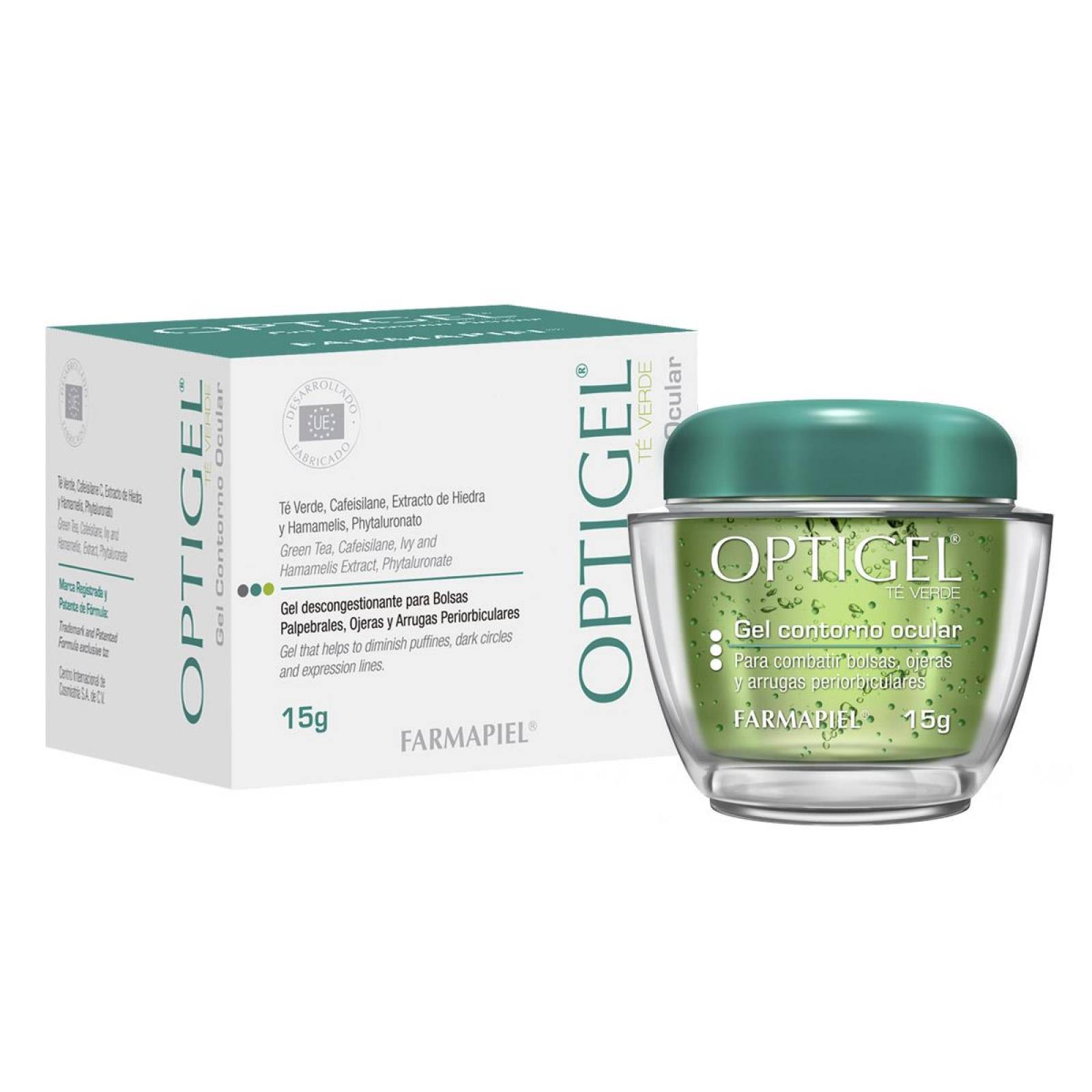 Optigel Gel Te Verde Contorno Ojos 15 gr