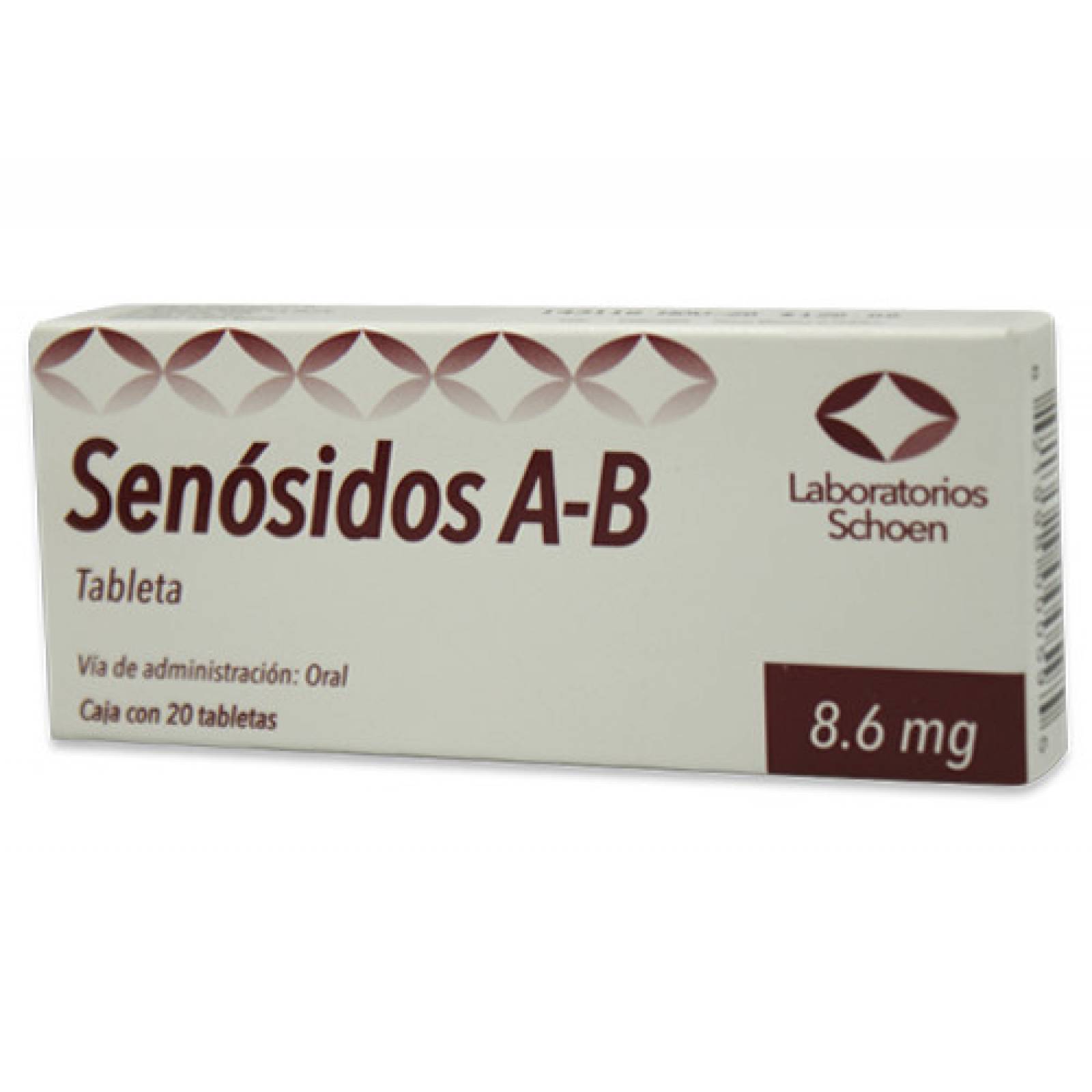 Senosidos A-B 20 Tabletas 8.6Mg