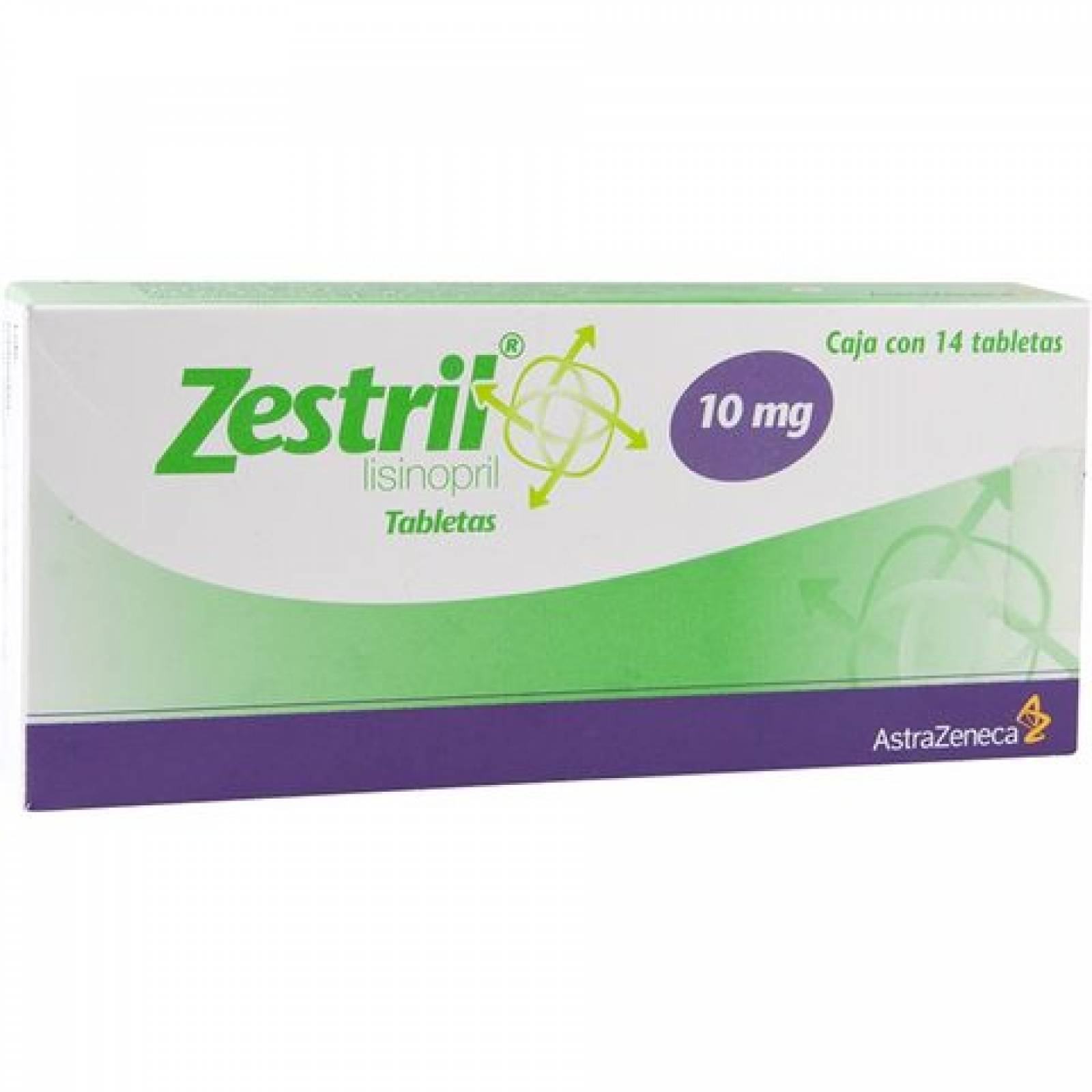 Zestril Lisinopril 10 Mg Con 14 Tabletas