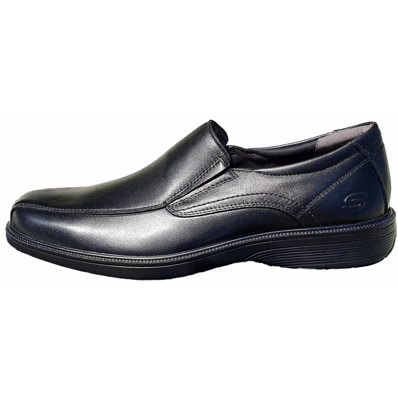 Zapatos para mesero Skechers Negro Piel Borrego últimos pare 