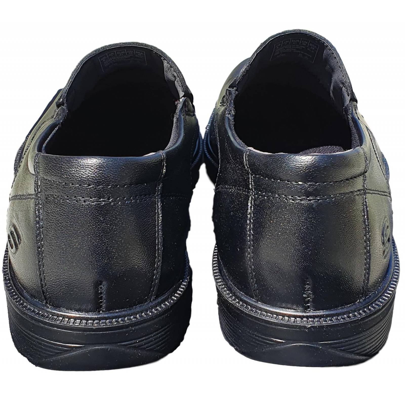 Zapatos para mesero Skechers Negro Piel Borrego últimos pare 