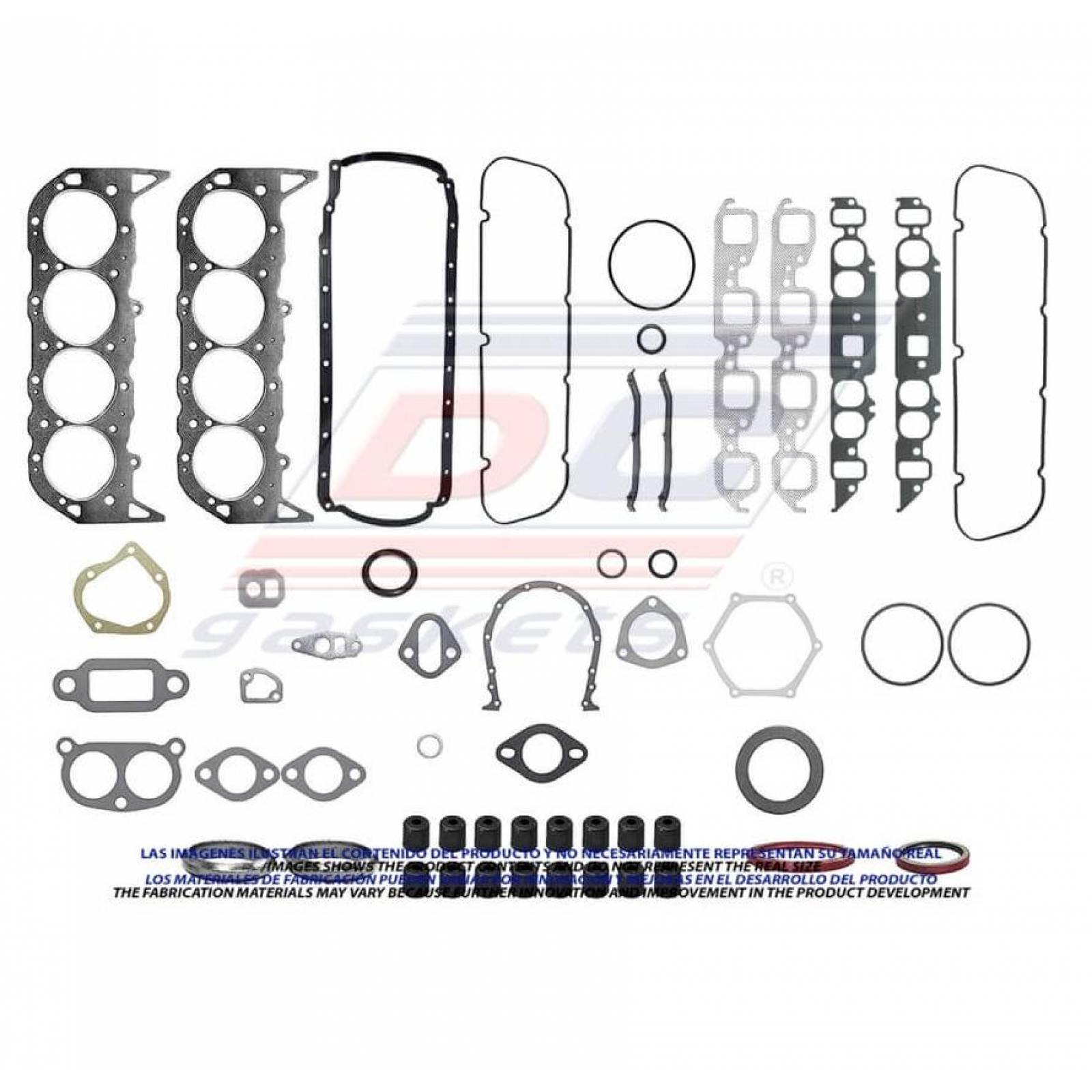 Empaque completo Para Chevrolet R1500 Pickup 1991 - 1991 (Dc Gaskets) 