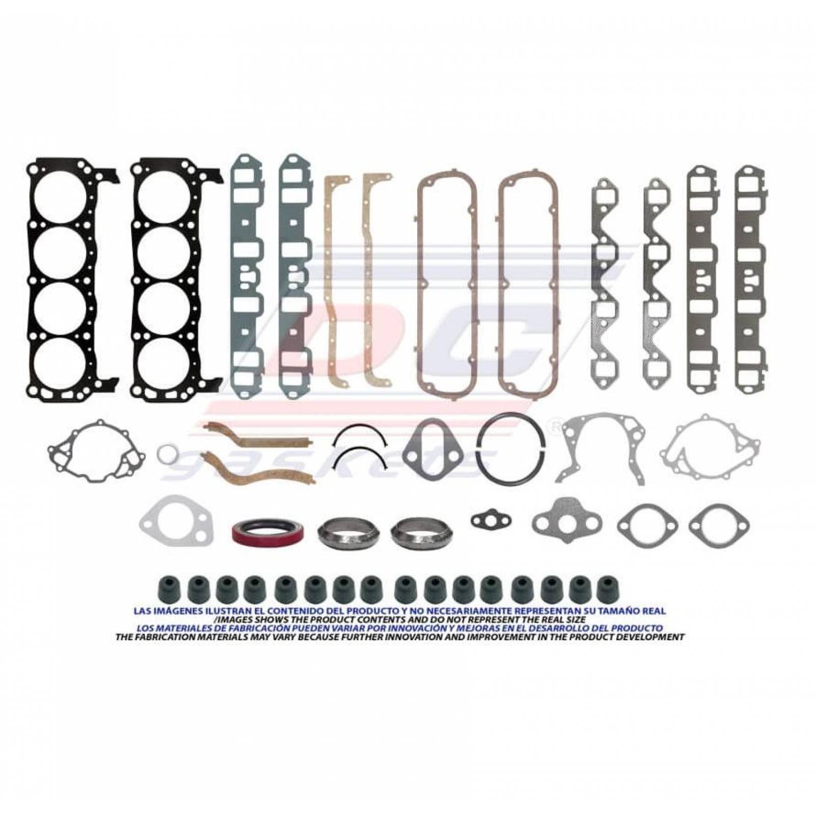 Empaque completo Para Mercury Cougar 1968 - 1978 (Dc Gaskets) 