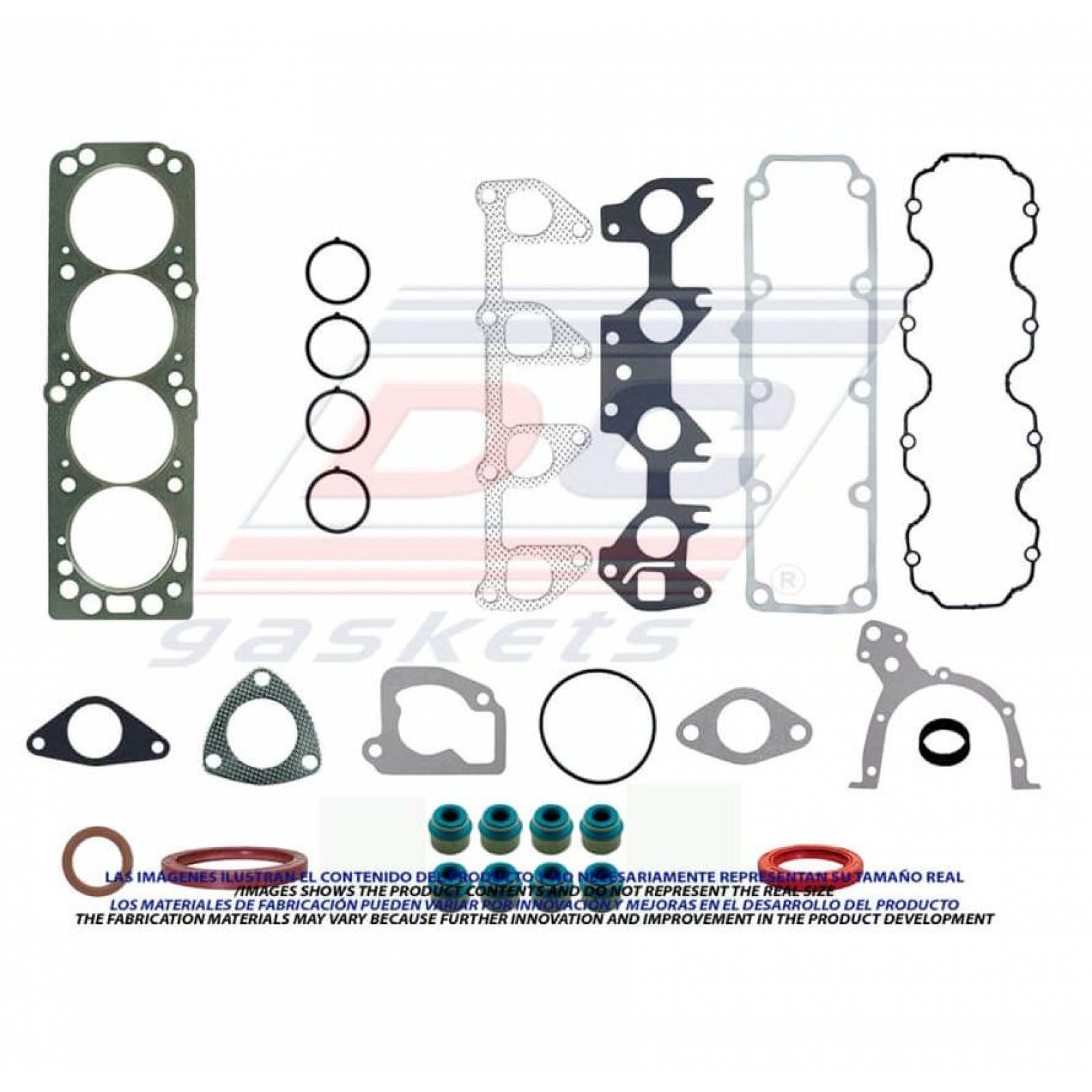 Empaque completo Para Fiat Strada Adventure 2008 - 2010 (Dc Gaskets) 