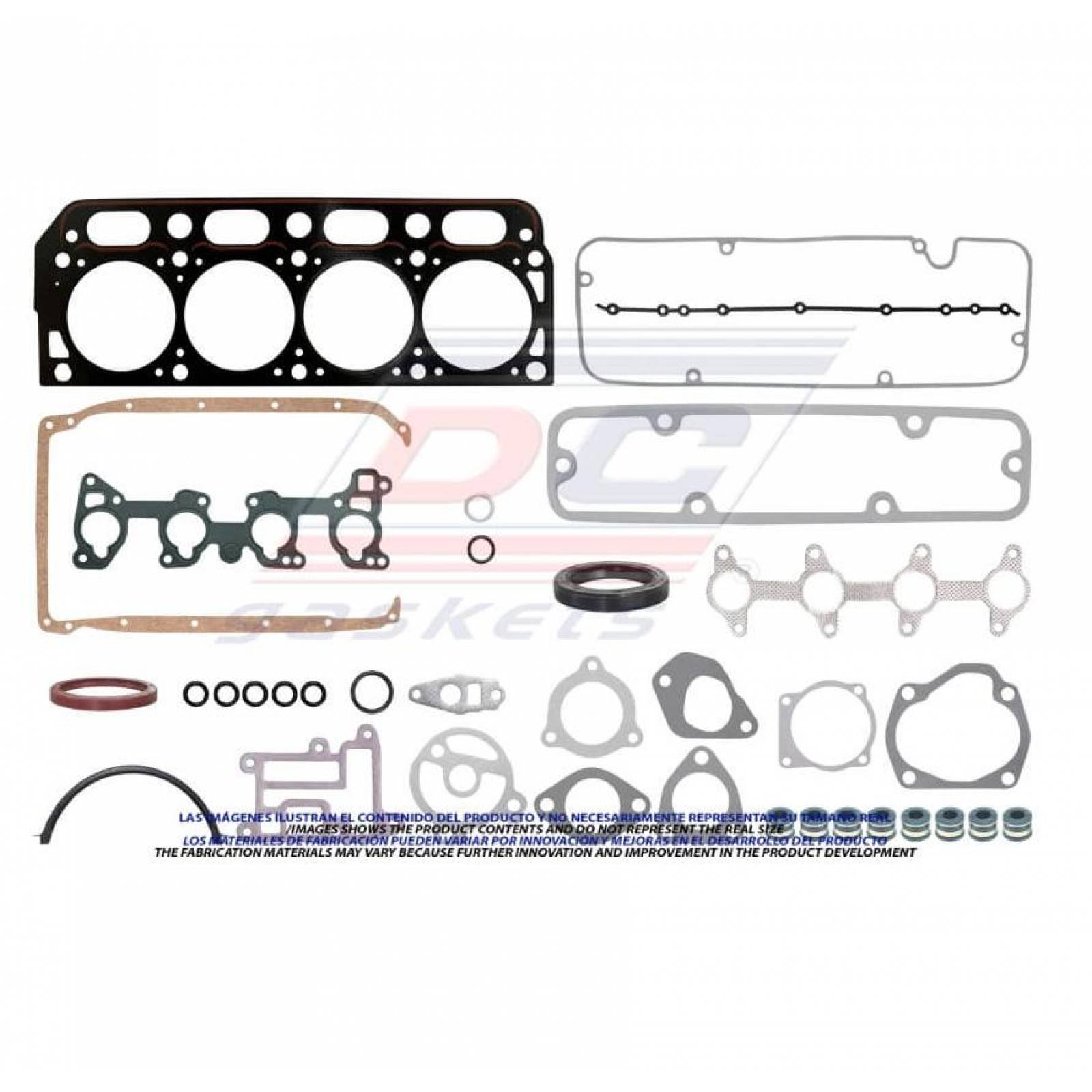 Empaque completo Para Chevrolet Cavalier 1992 - 1993 (Dc Gaskets) 