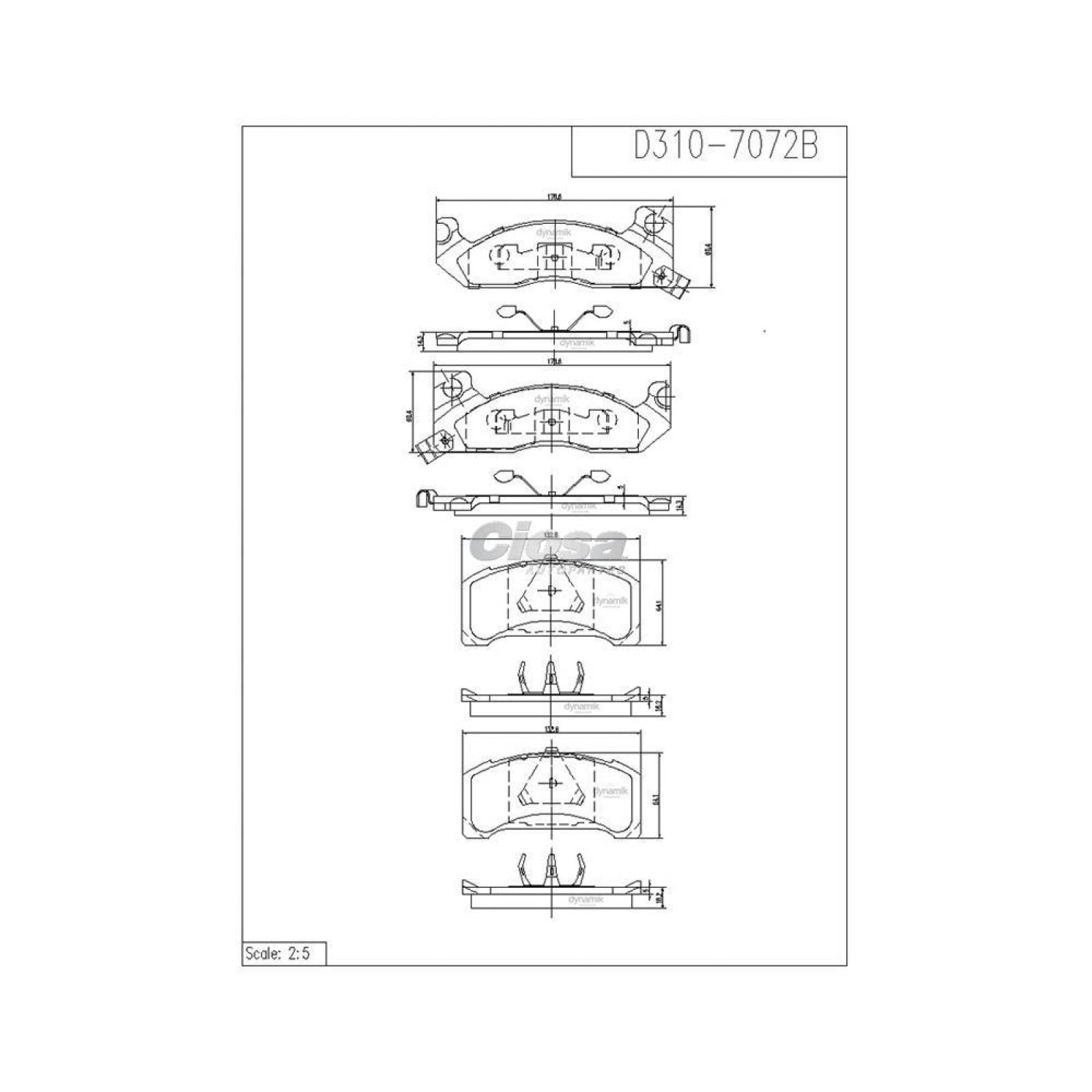 Balata Para Ford Ltd 1985 - 1986 (Dynamik) 