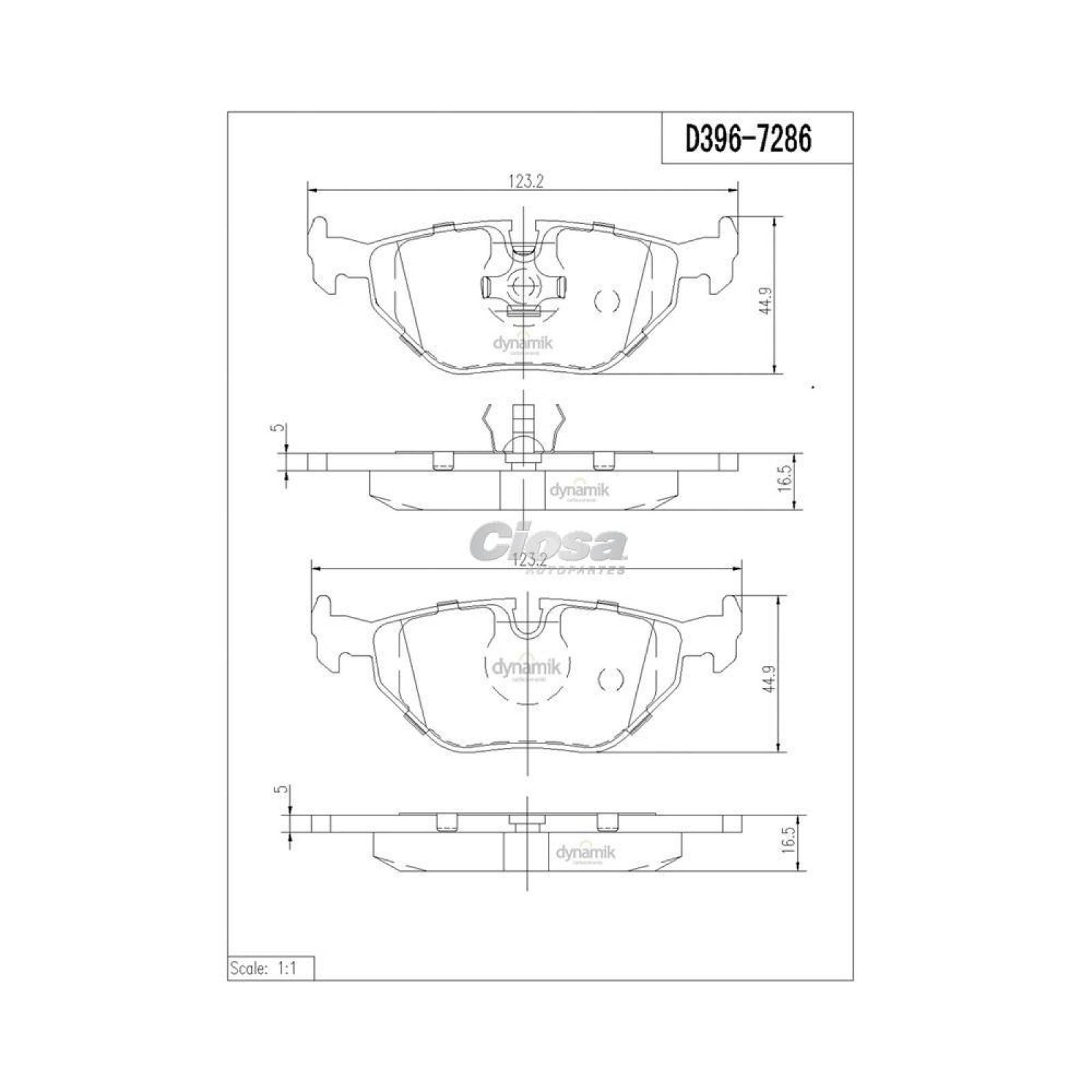 Balata Para Bmw M3 1993 - 1999 (Dynamik) 