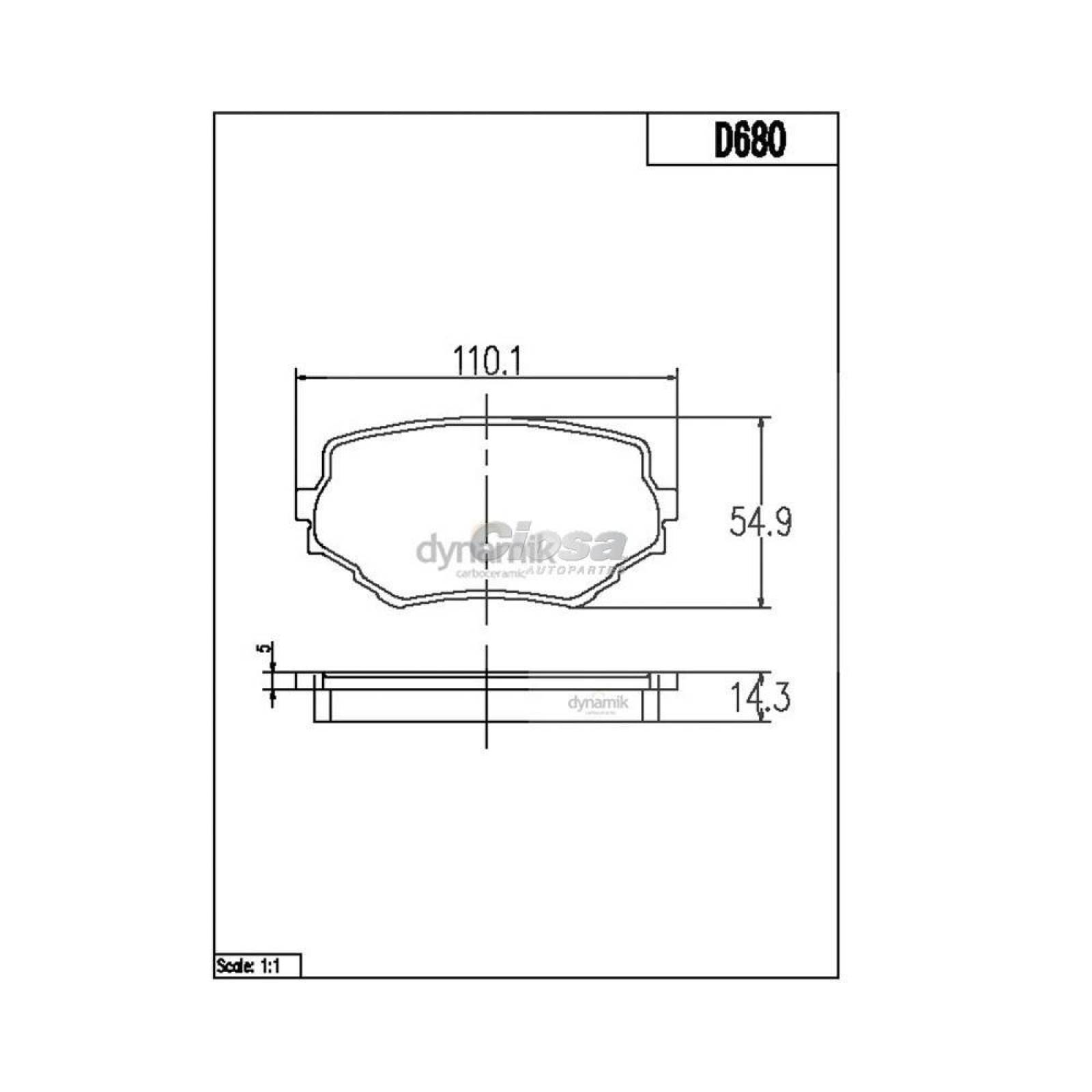Balata Para Suzuki Xl-7 2002 - 2004 (Dynamik) 