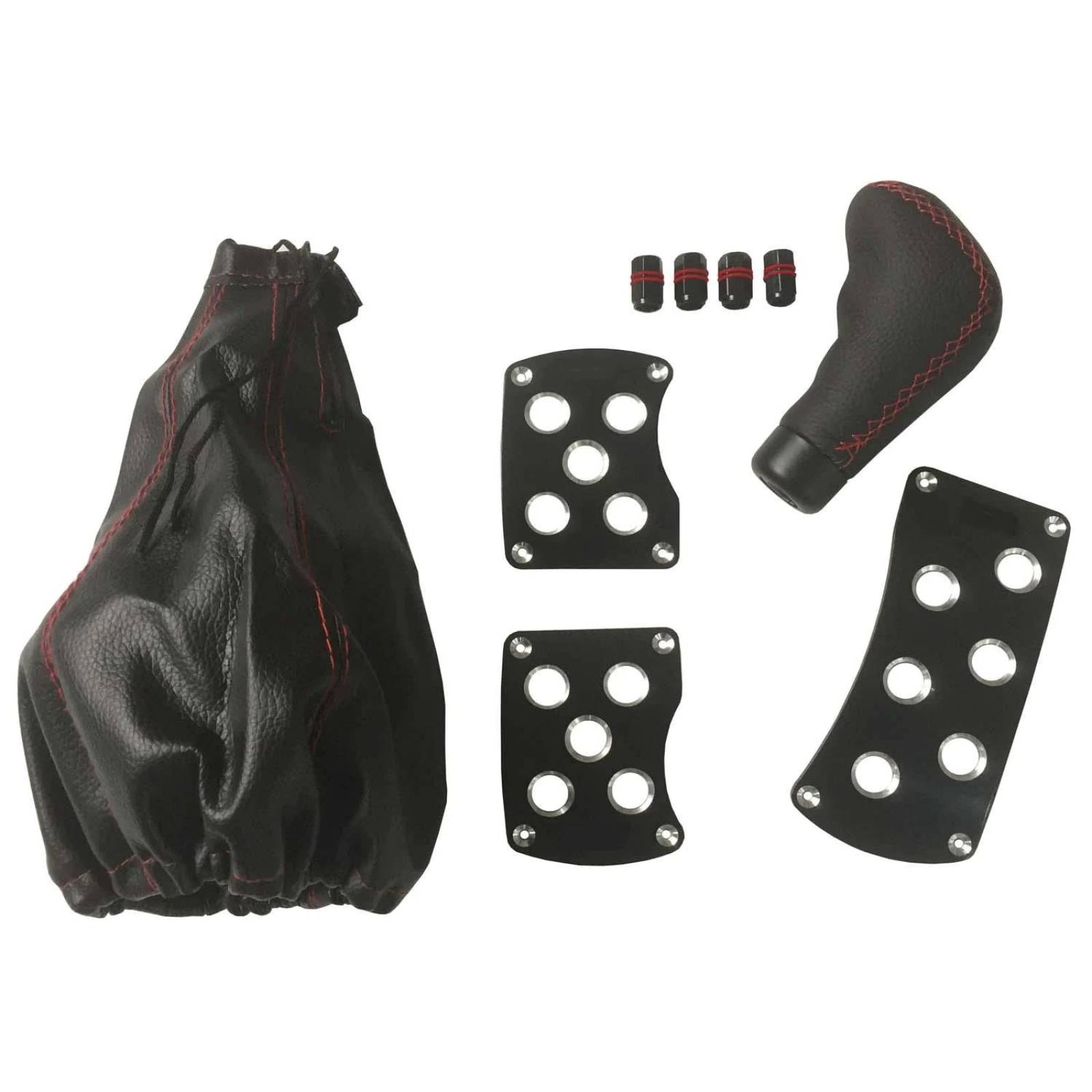 Kit Pedales y Palanca (9pz) Para Chevrolet Chevy C2 2004 - 2012 (Autotec) 