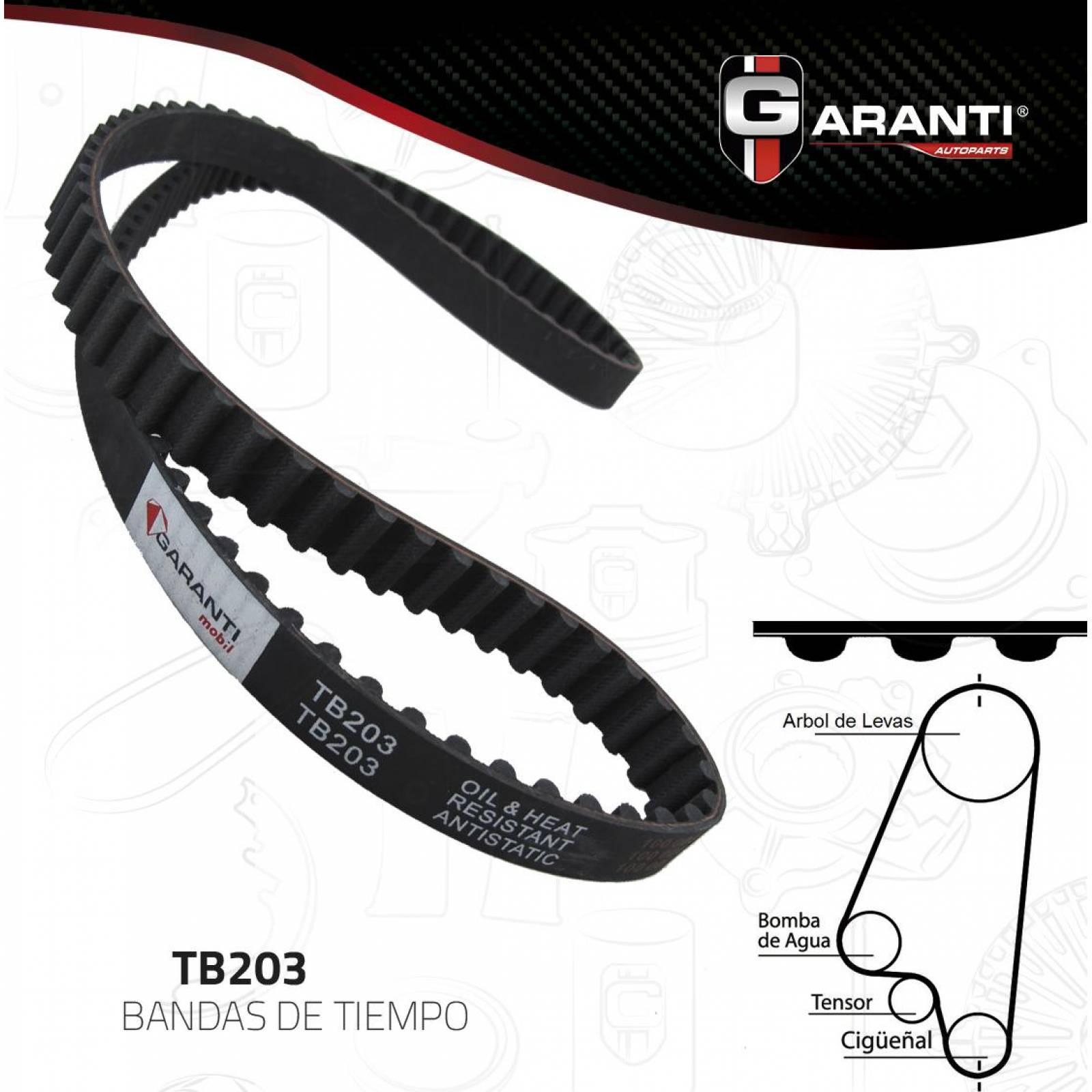 Banda Tiempo Para Pontiac Lemans 1991 - 1993 (Garanti) 