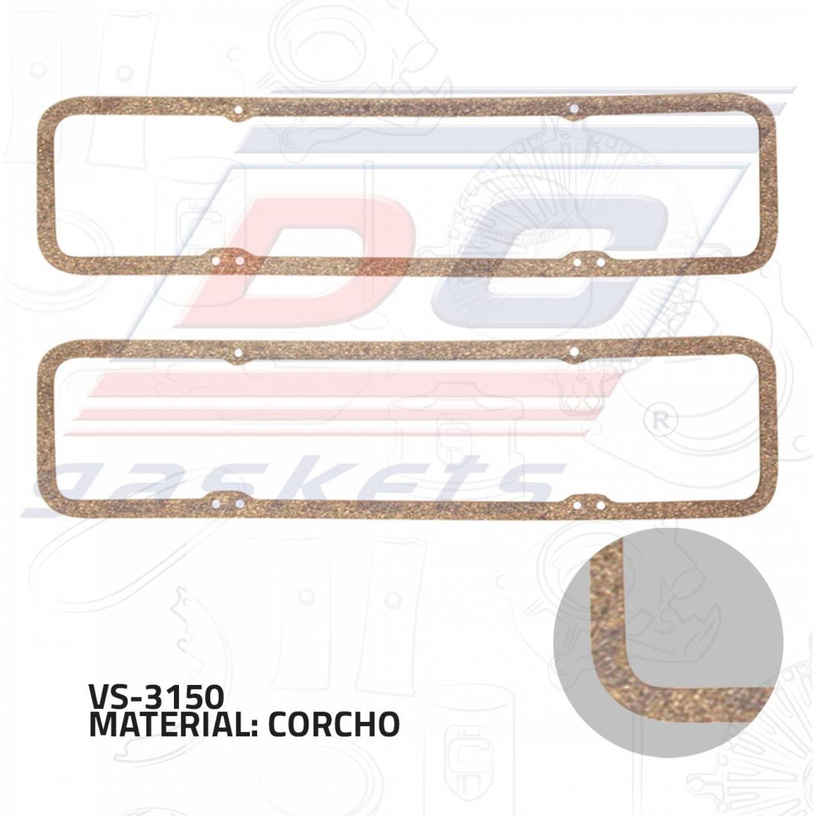 Empaque Punterias Para Chevrolet Townsman 1969 - 1972 (DC Gasket) 