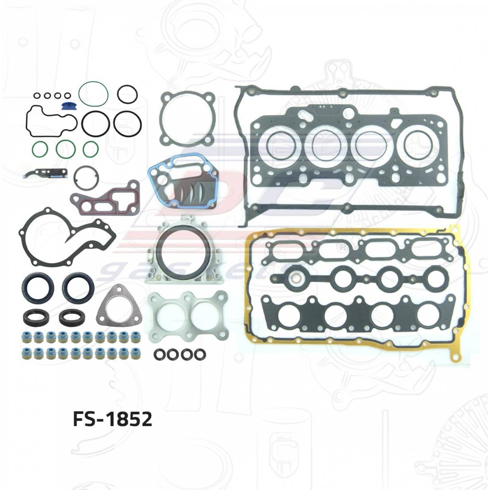 EMPI 00-9088-0 Rubber Valve Cover Gaskets For VW Beetle - Pair