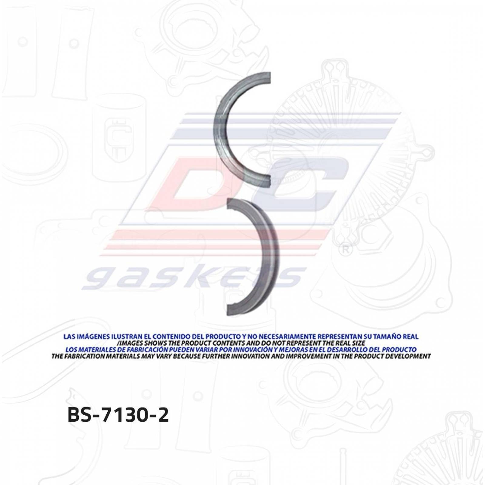 Empaque Cigüeñal Para Chevrolet G30 Van 1970 - 1974 (DC Gasket) 