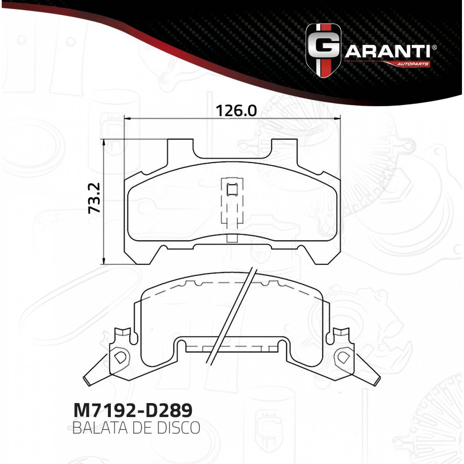 Balata Para Pontiac Sunbird 1986 - 1991 (Garanti) 