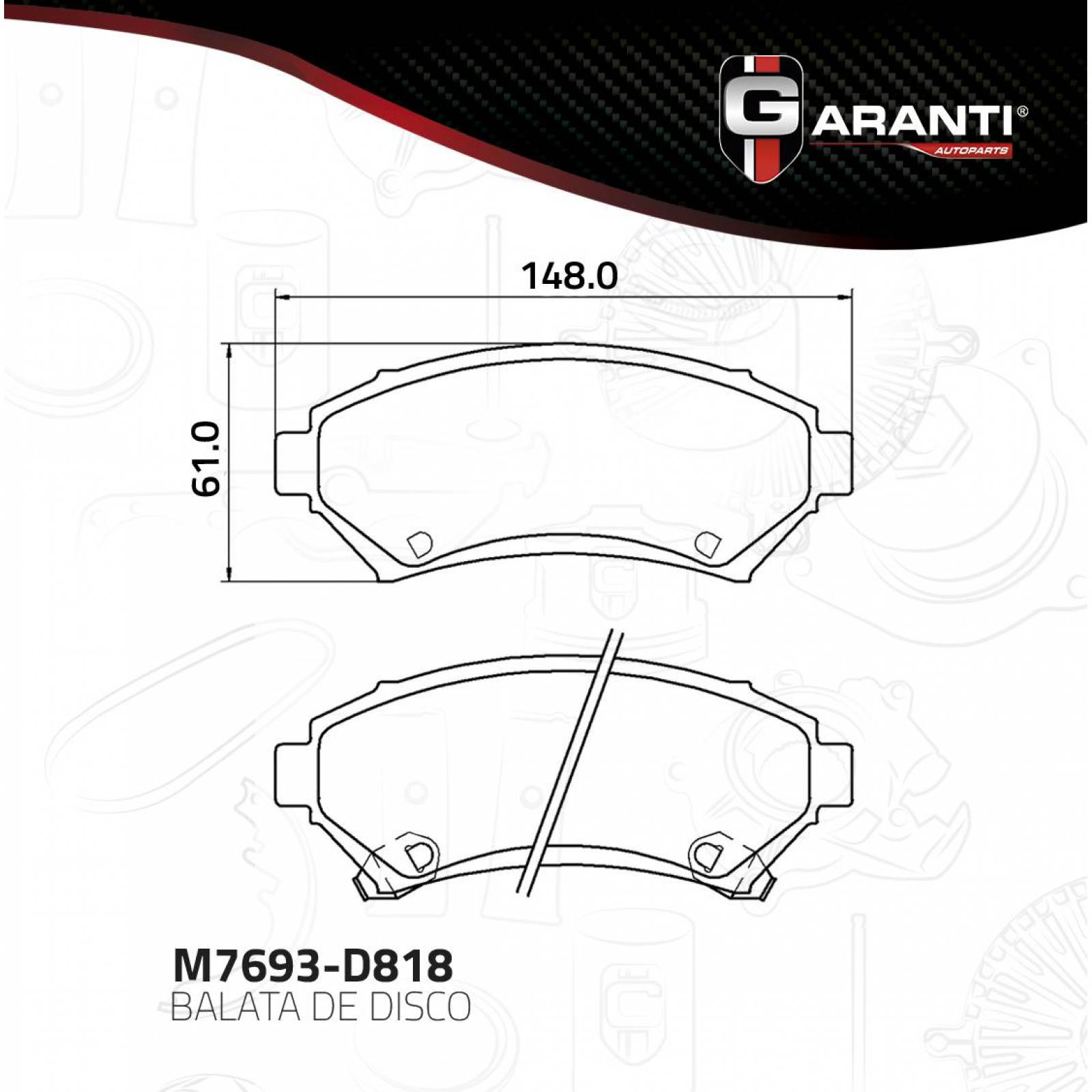 Balata Para Pontiac Trans Sport 1997 - 1999 (Garanti) 