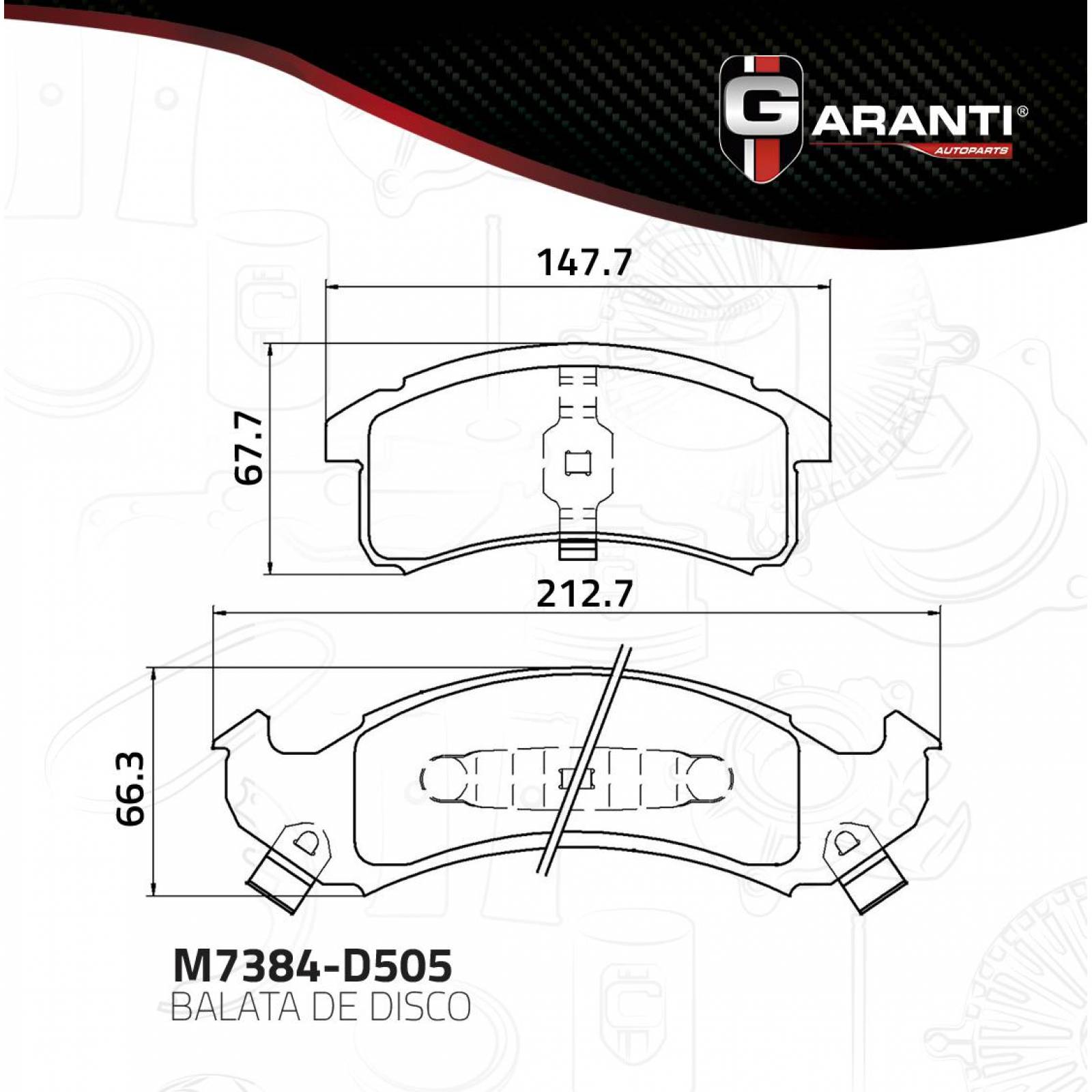 Balata Para Cadillac Seville 1992 - 1993 (Garanti) 