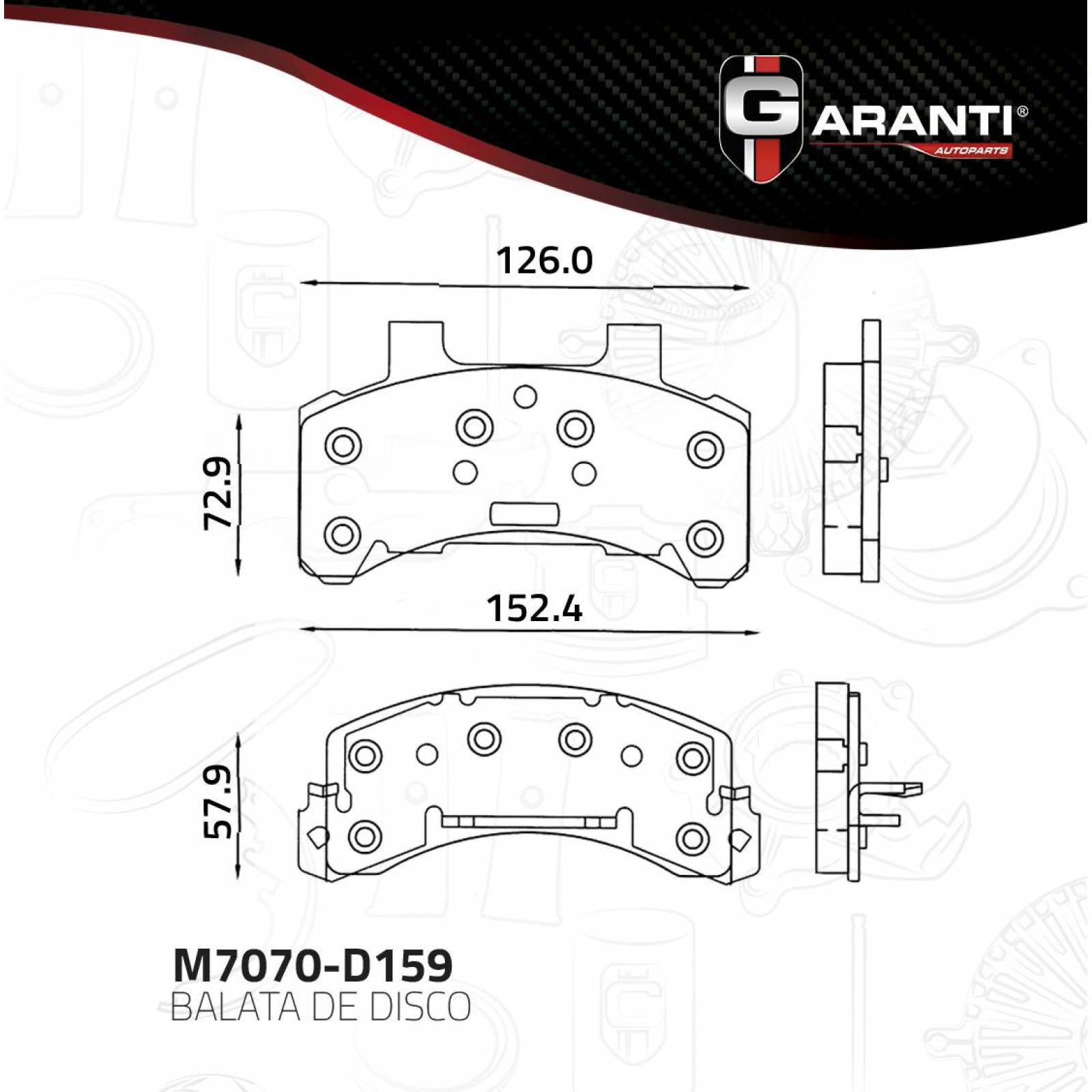 Balata Para Pontiac Phoenix 1980 - 1980 (Garanti) 