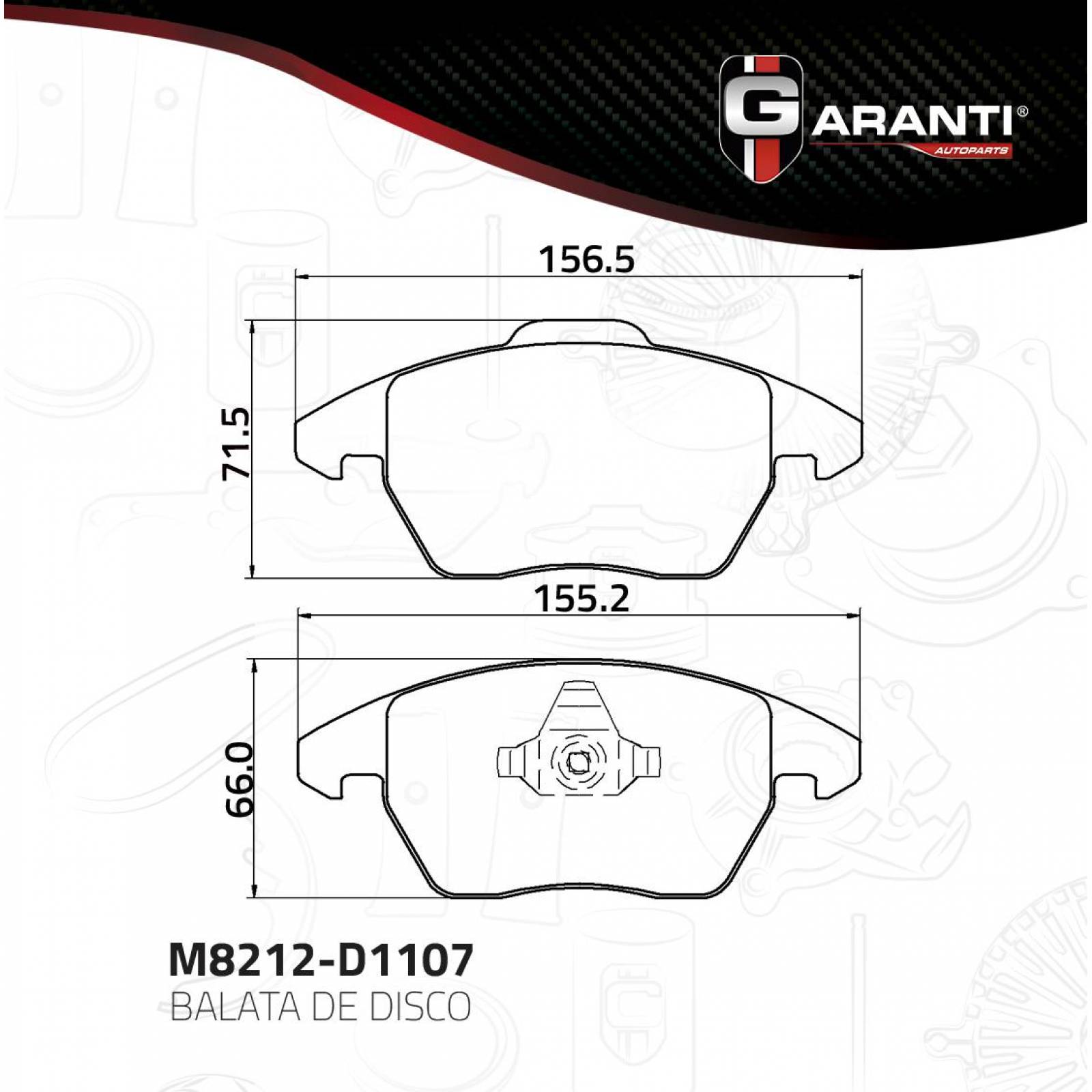 Balata Para Volkswagen Golf City 2007 - 2010 (Garanti) 