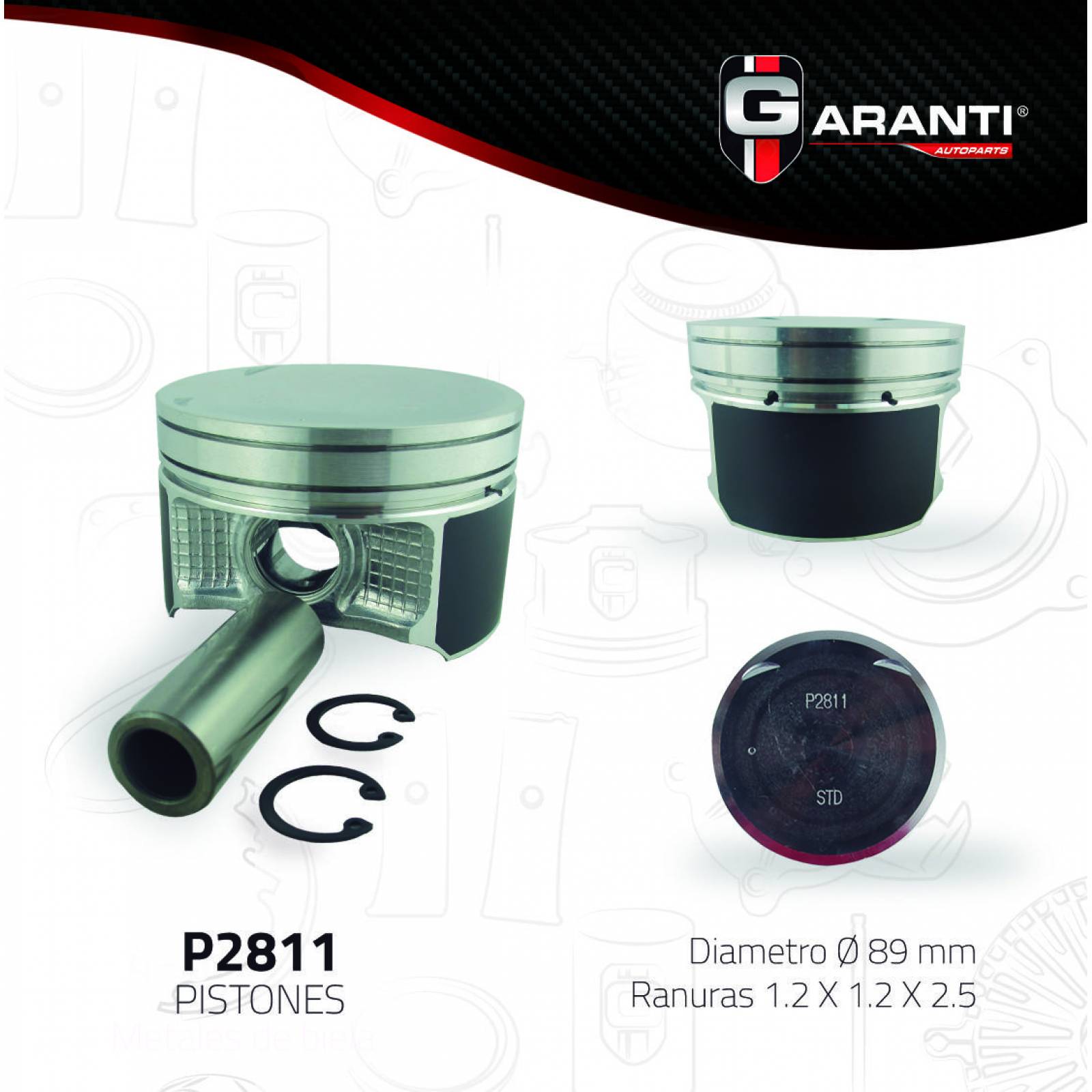 Pistones Para Nissan Sentra 2001 - 2007 (Garanti) 