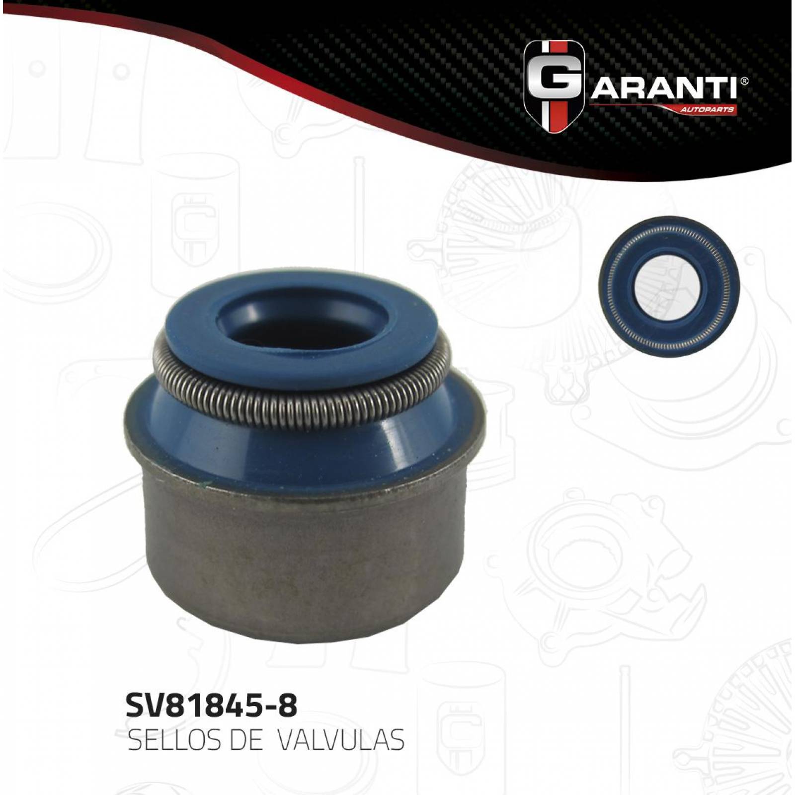 Sellos Valvula Para Volkswagen Rabbit 1981 - 1984 (Garanti) 