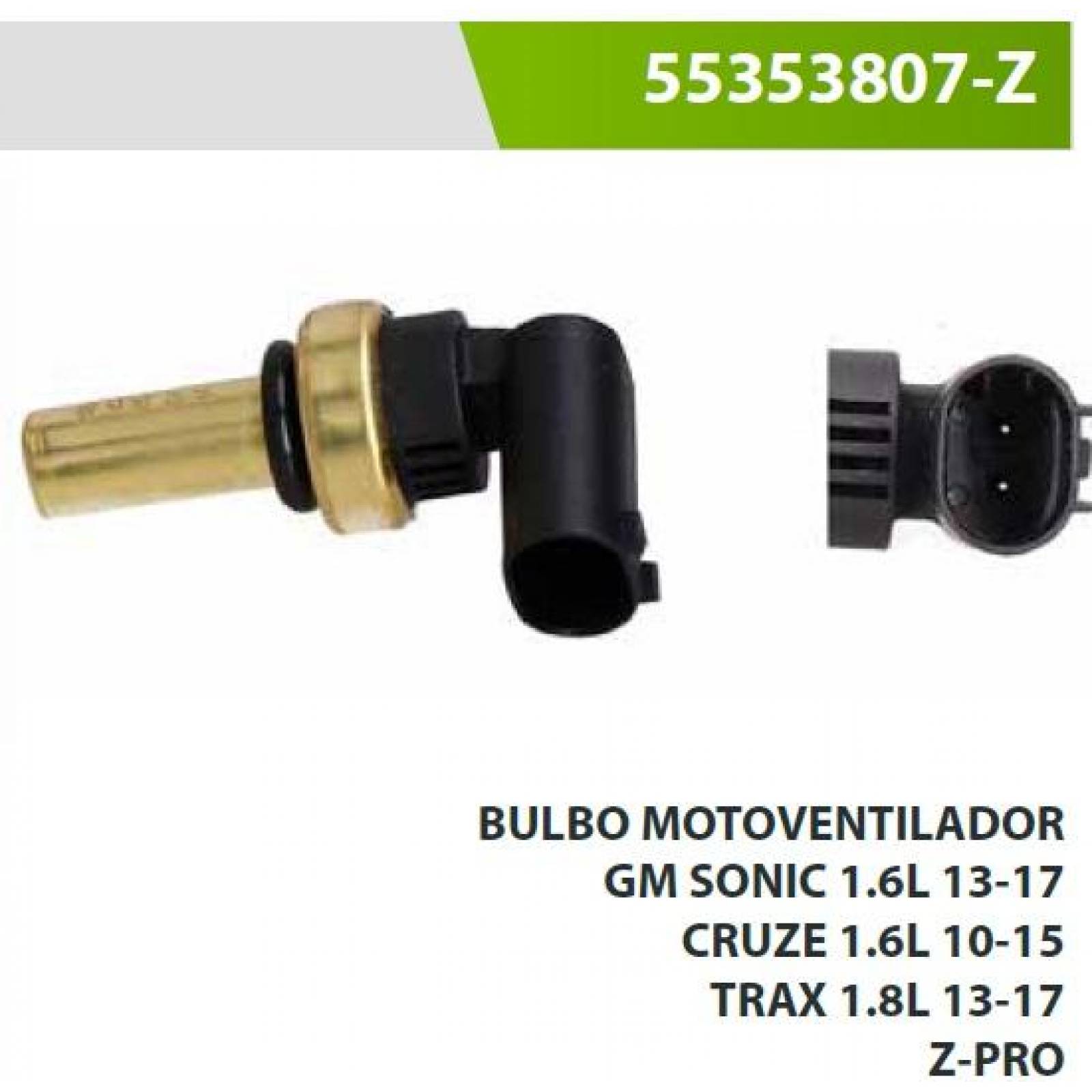 Sensor Temperatura Para Chevrolet Cruze 2011 - 2019 (Z-Pro) 