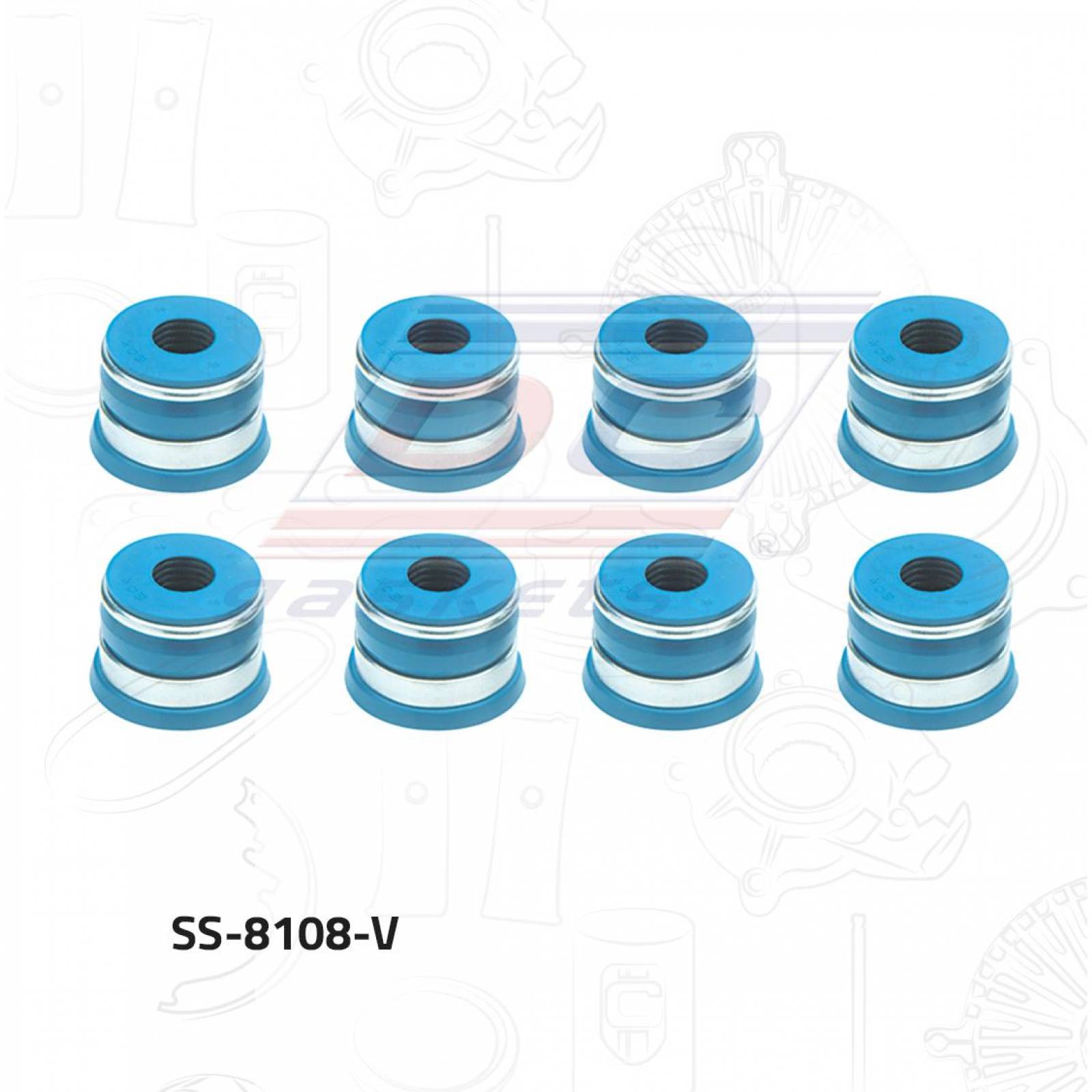 Sellos Valvula Para Chevrolet S10 1994 - 1997 (Dc Gasket) 